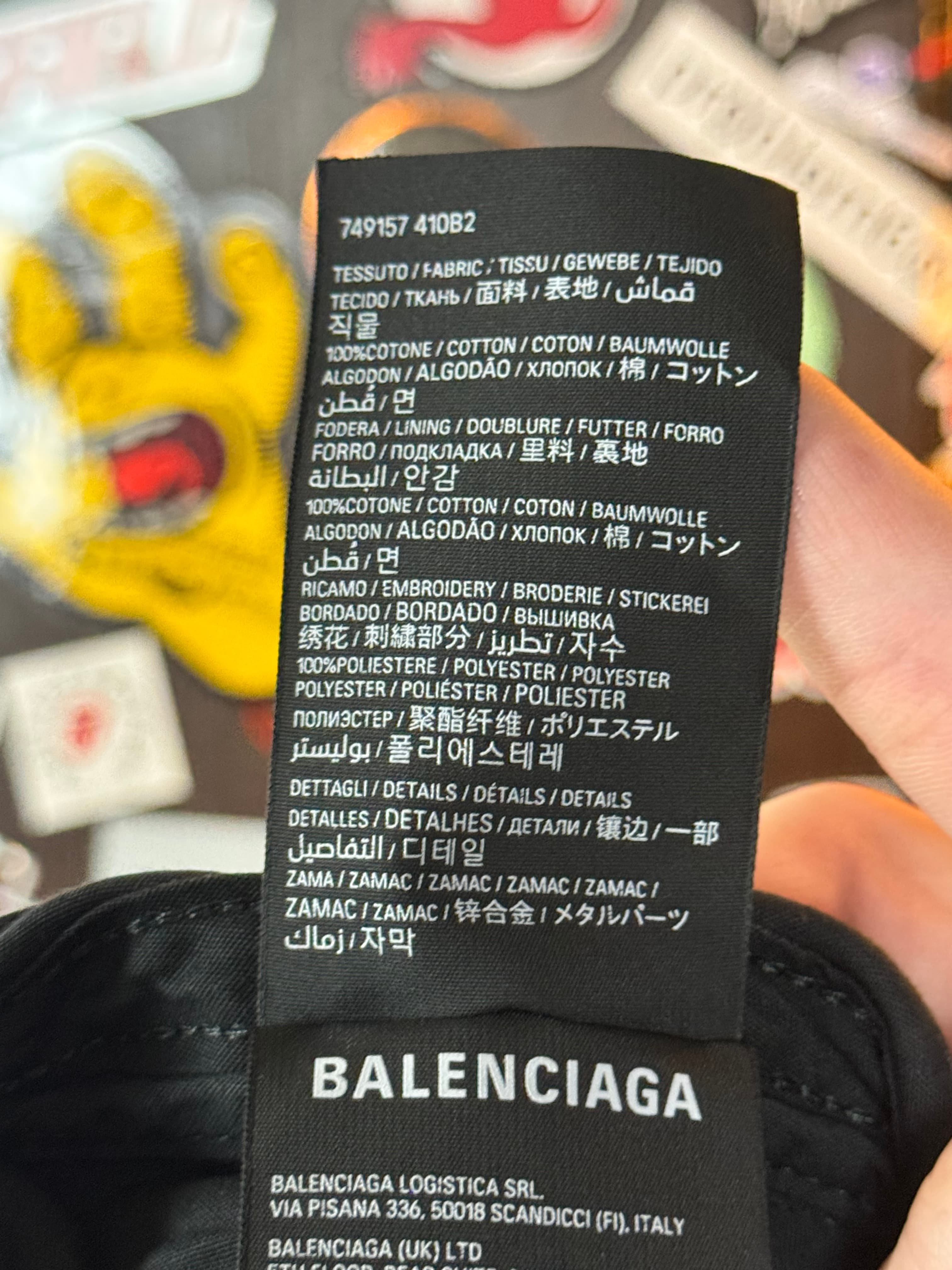 Balenciaga Balenciaga Piercing Cap M, detail view 14