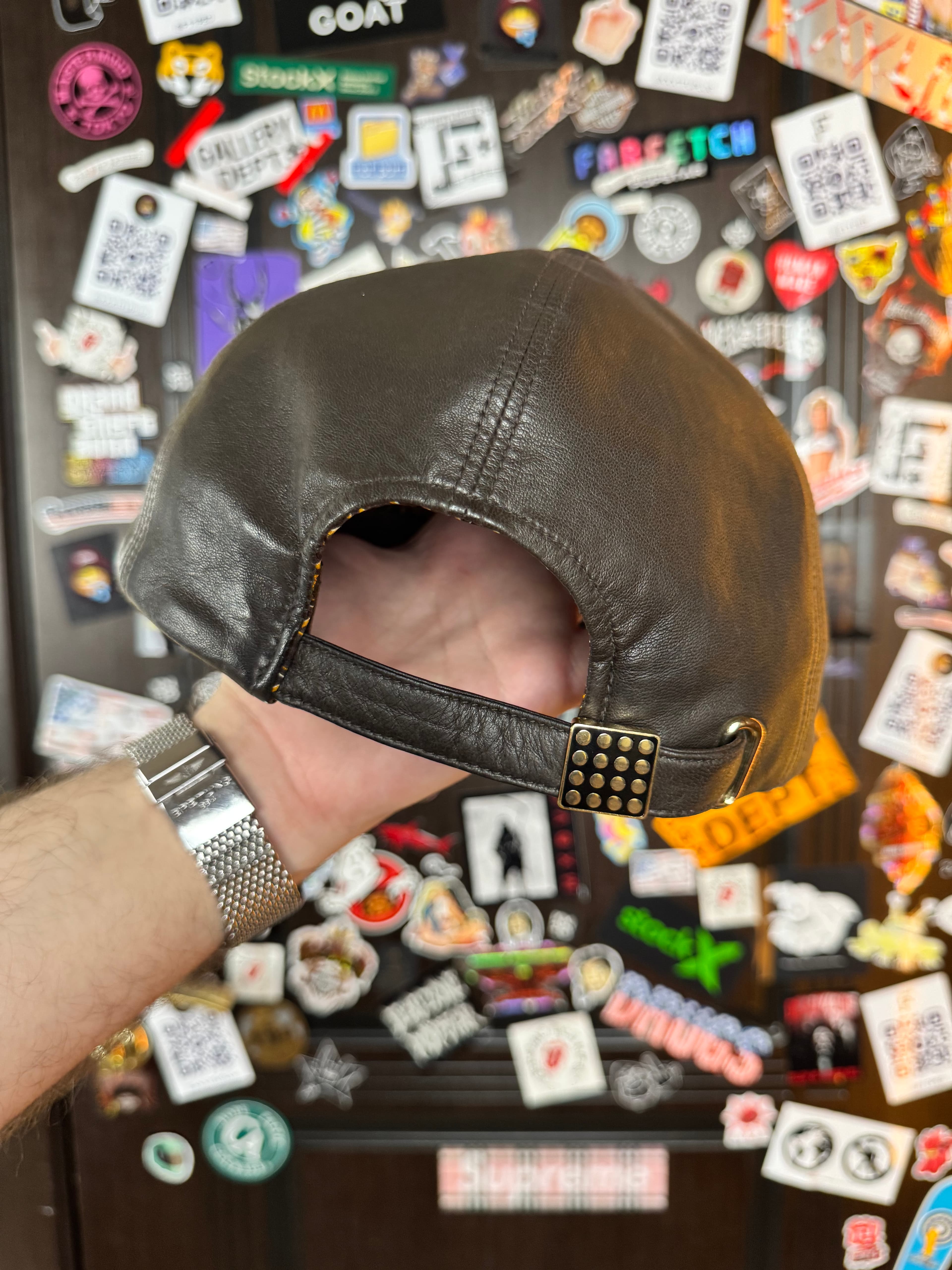 ZILLI Zilli Brown Lamb Cap, detail view 4