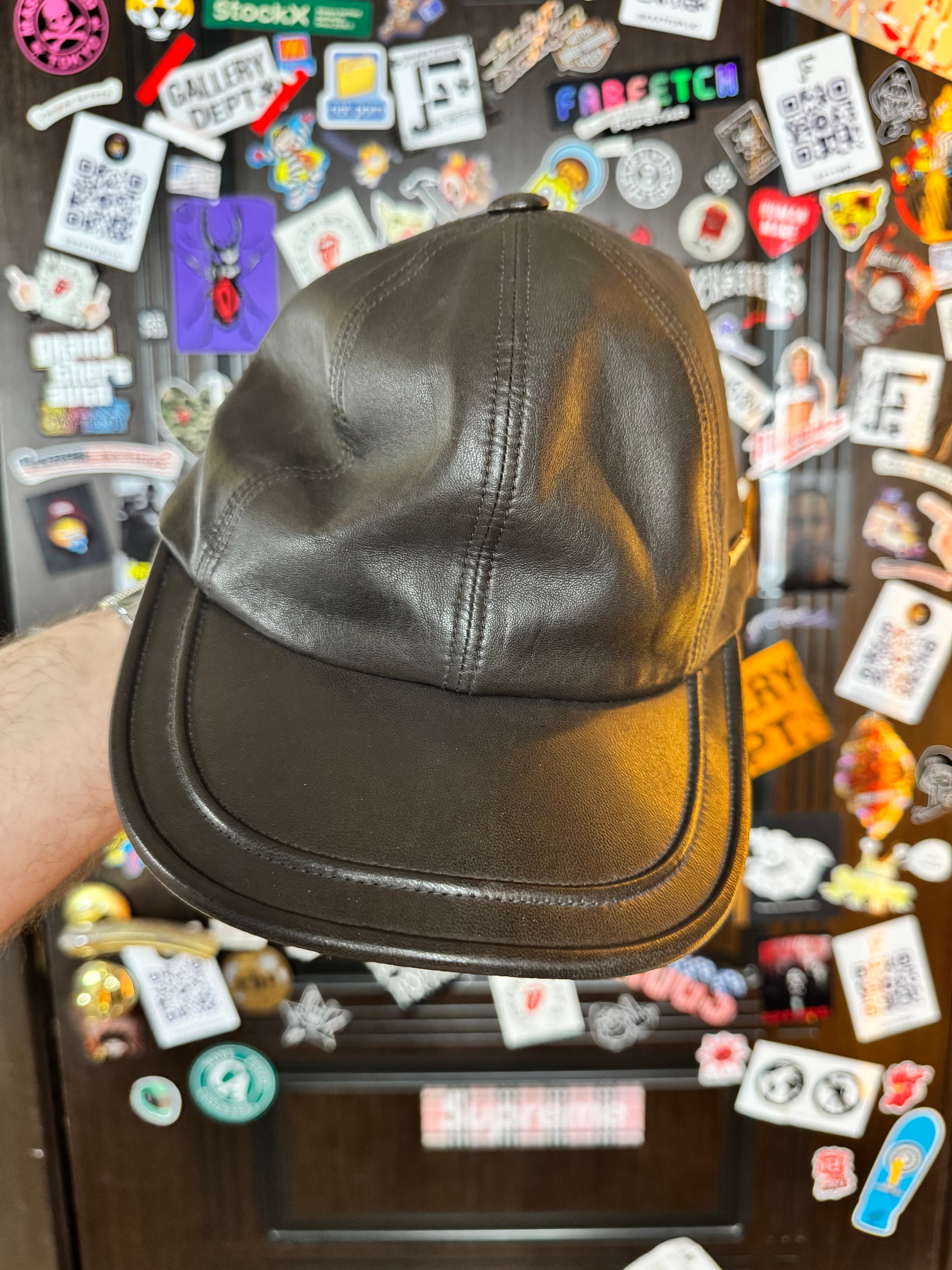 ZILLI Zilli Brown Lamb Cap, detail view 2