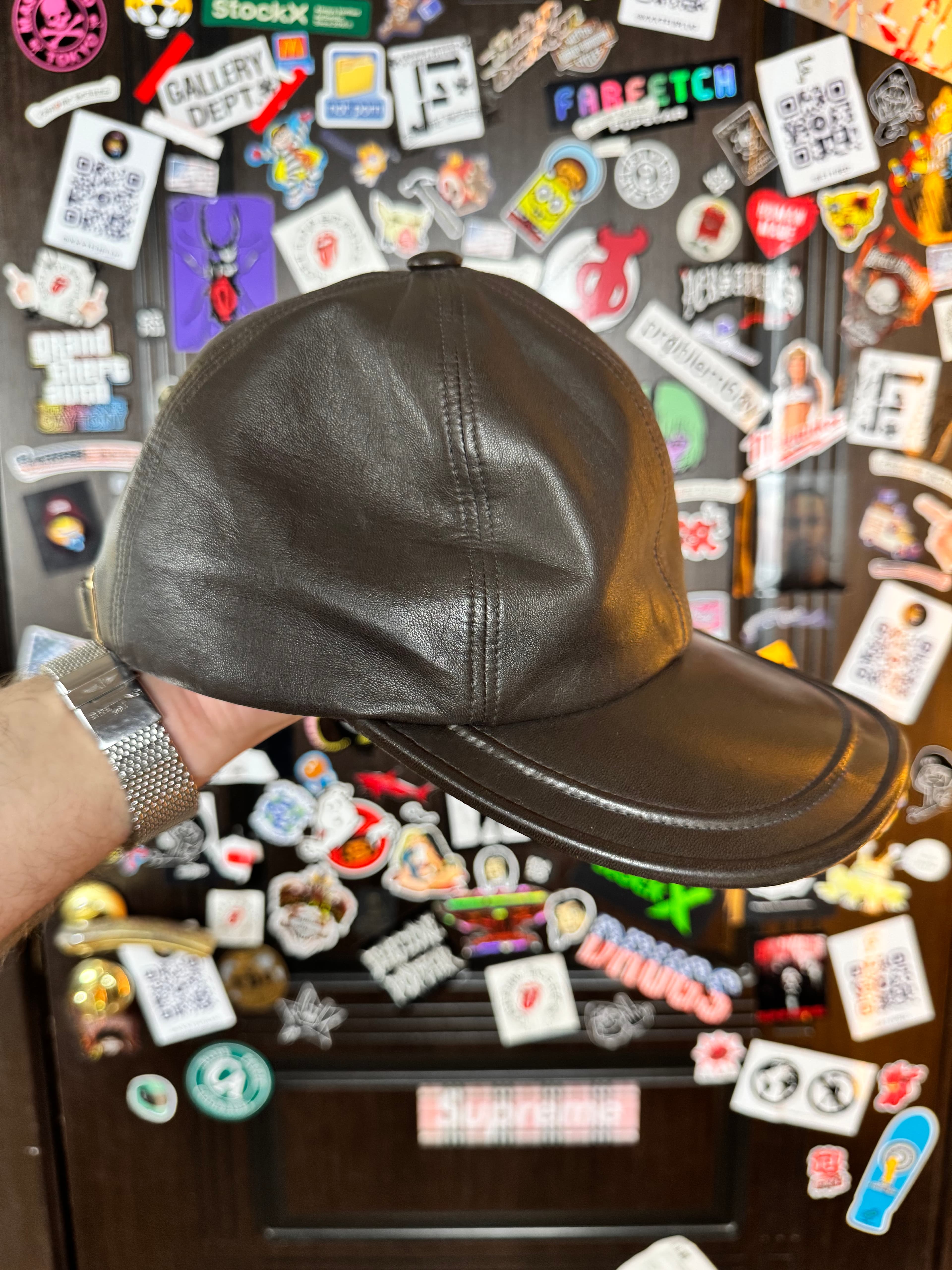 ZILLI Zilli Brown Lamb Cap, detail view 3