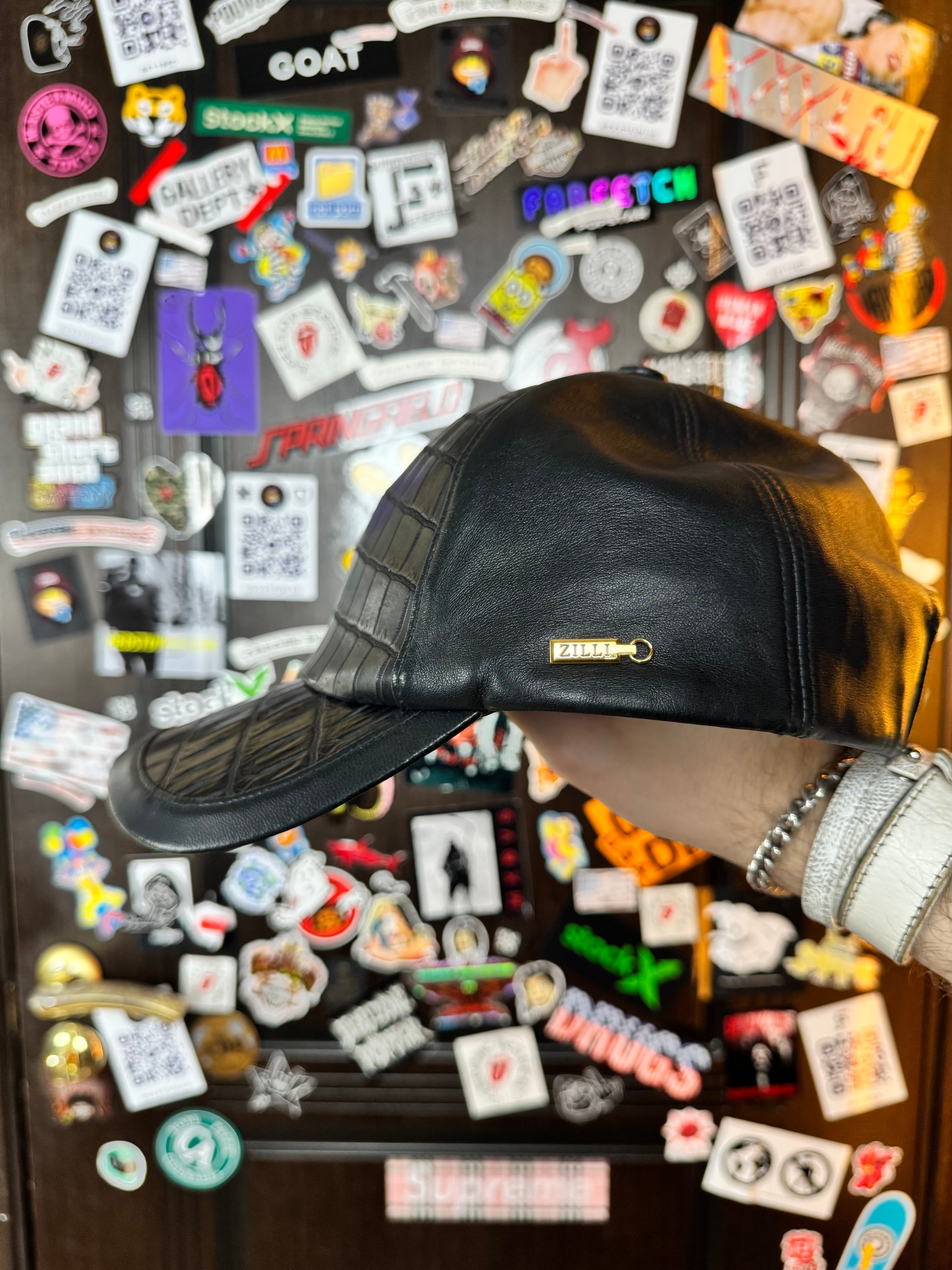 ZILLI Zilli Porosus Lamb Cap S-M, detail view 3