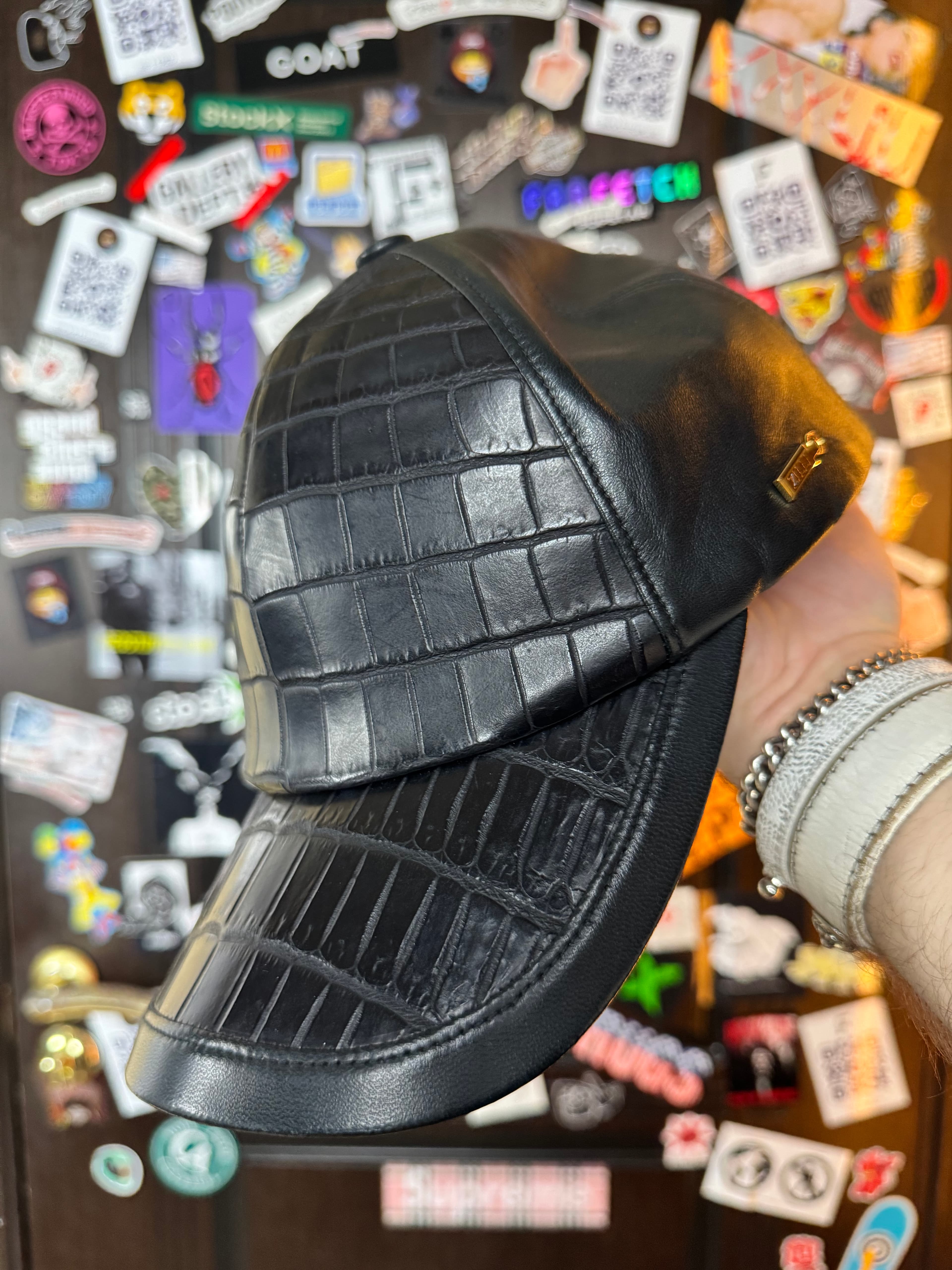 ZILLI Zilli Porosus Lamb Cap S-M, front view