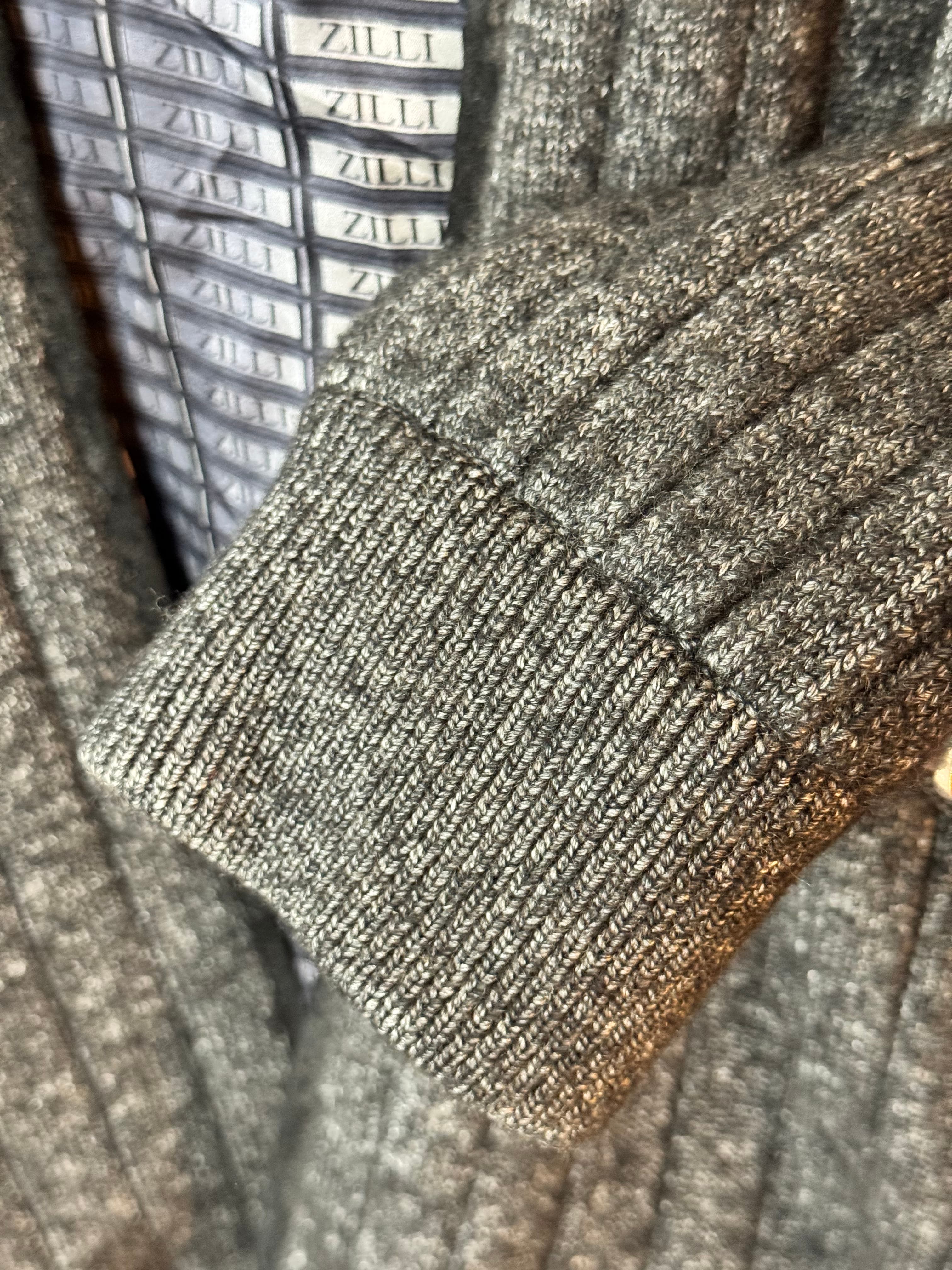 ZILLI Zilli Suede Cashmere Neck-Zip, detail view 14
