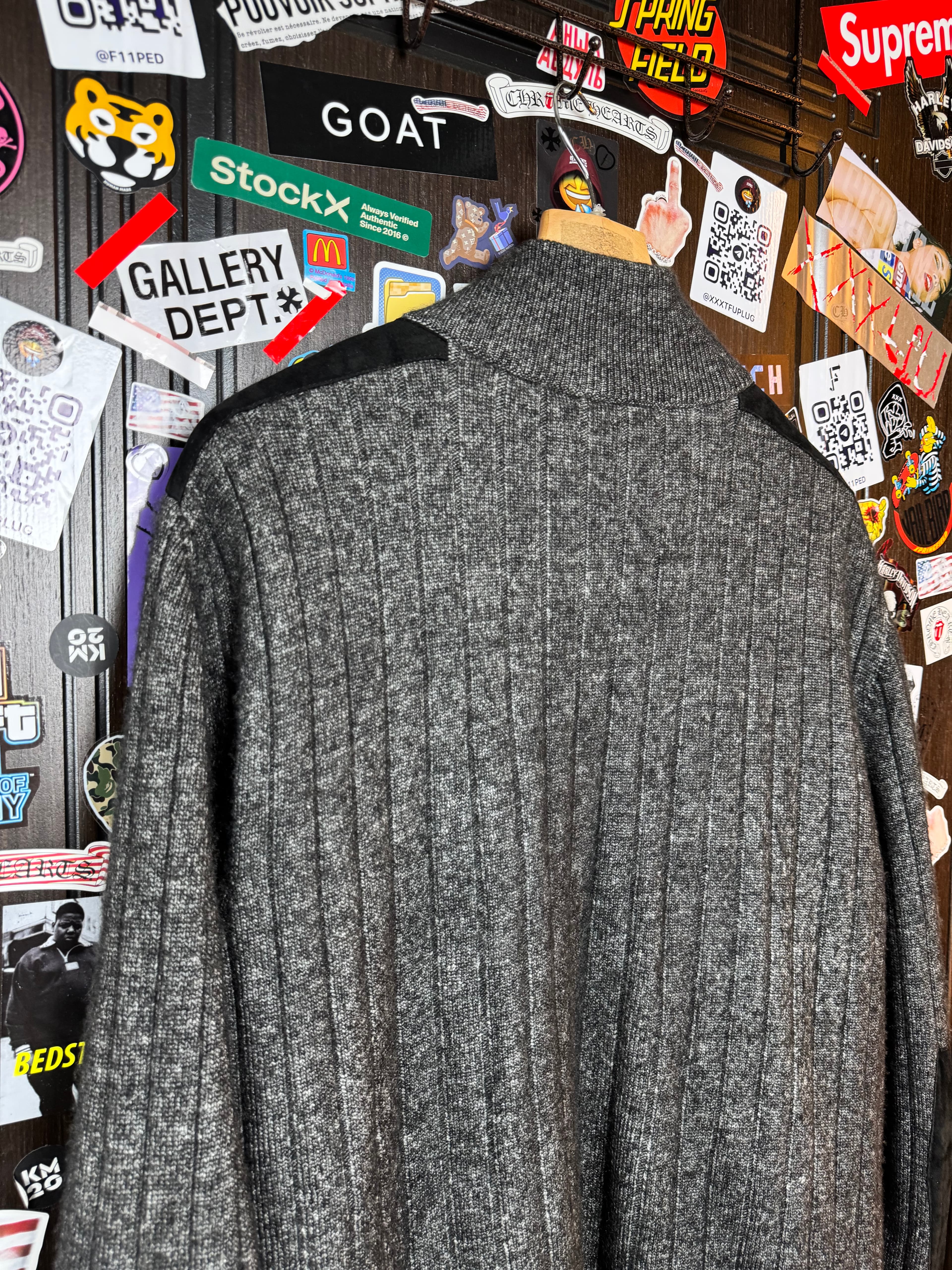 ZILLI Zilli Suede Cashmere Neck-Zip, detail view 6