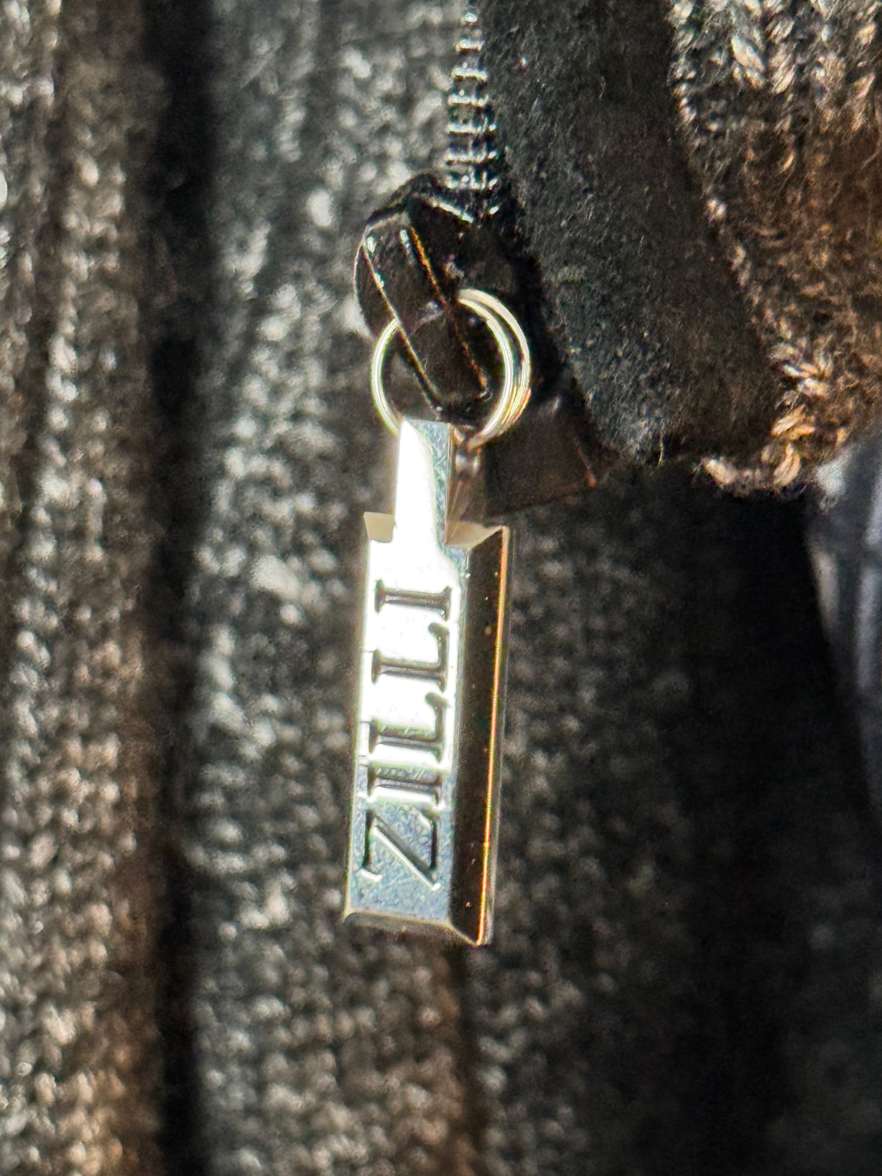 ZILLI Zilli Suede Cashmere Neck-Zip, detail view 10