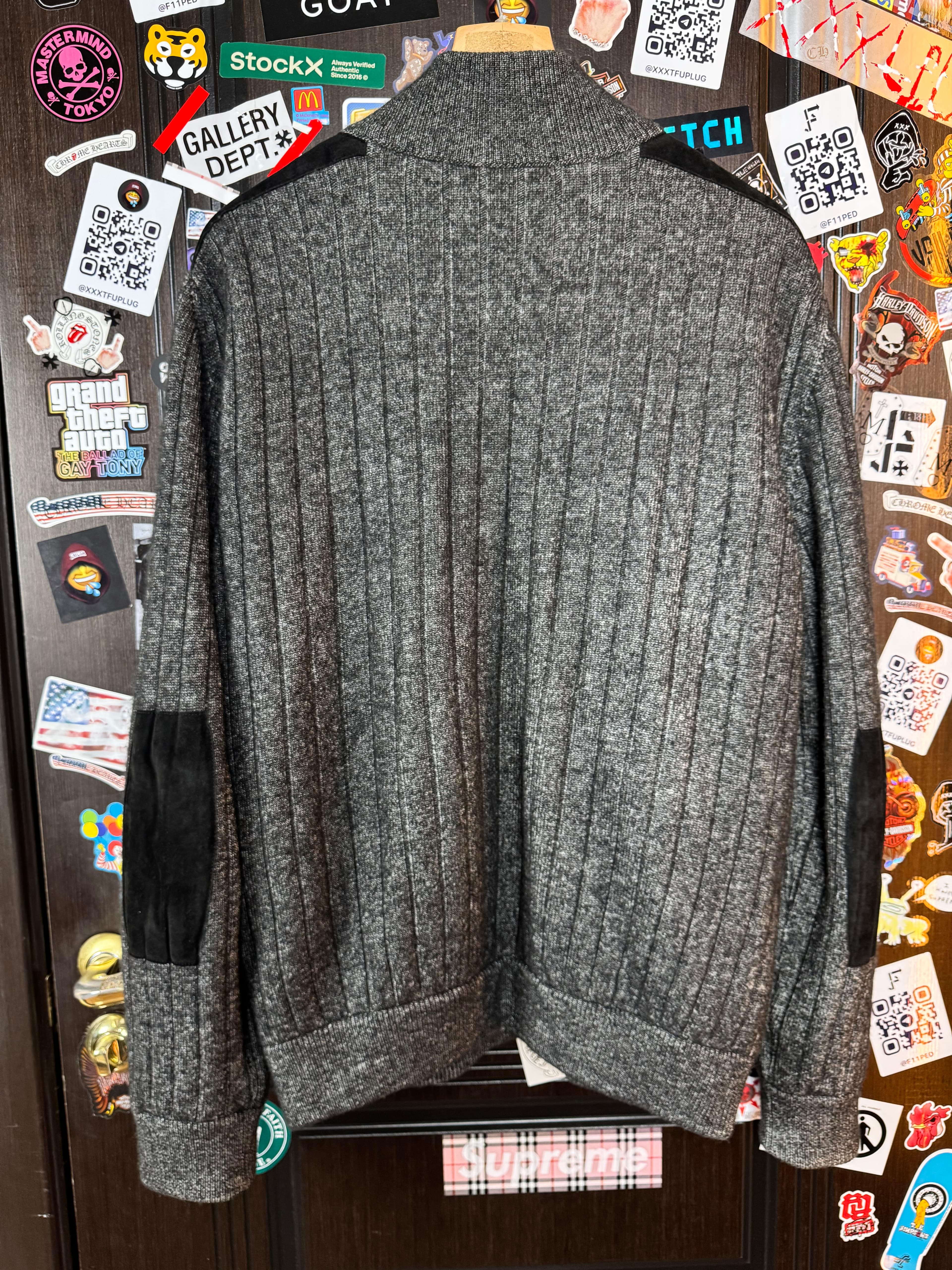 ZILLI Zilli Suede Cashmere Neck-Zip, detail view 5