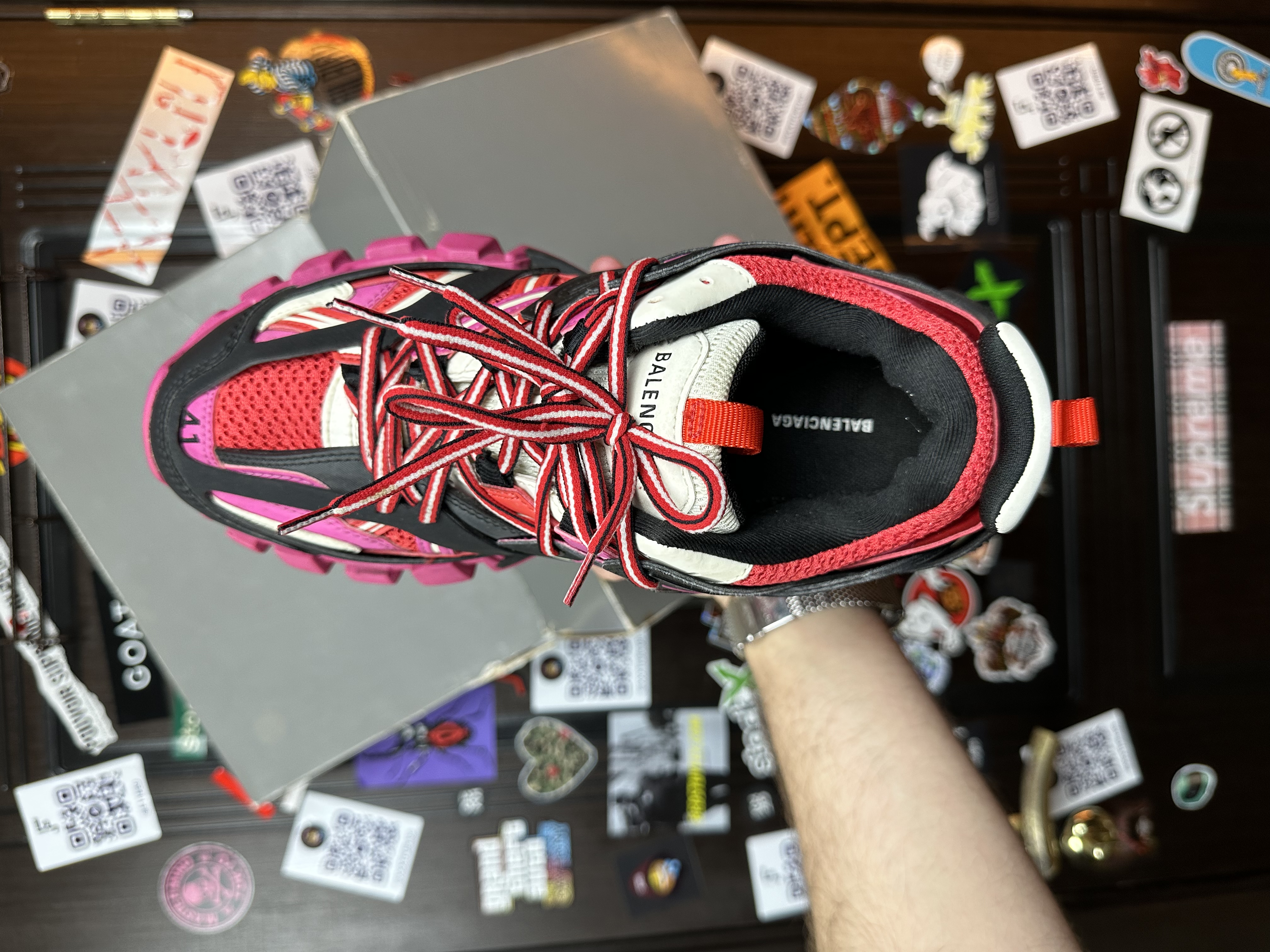 Balenciaga Balenciaga Track 1 Pink, detail view 3