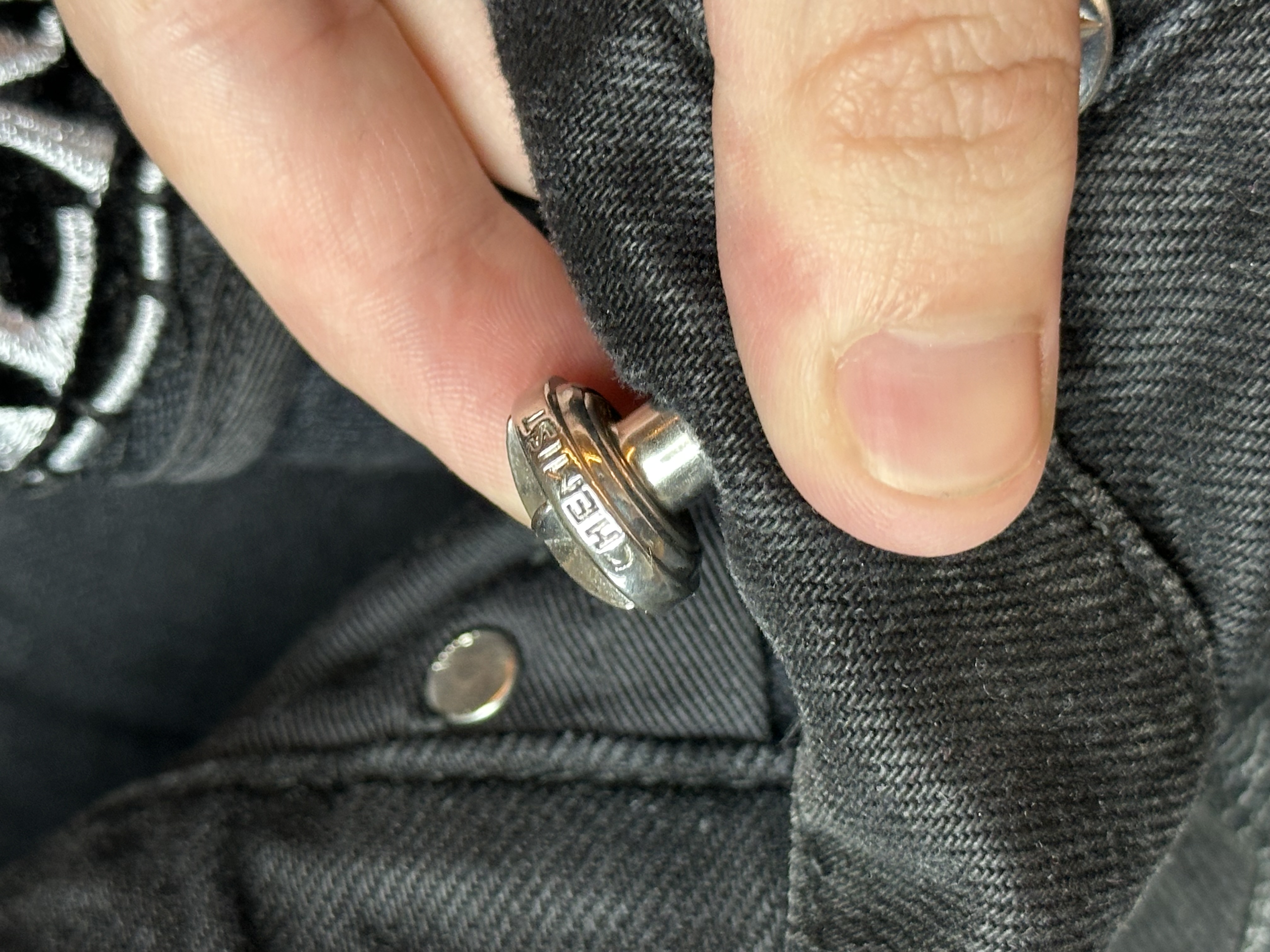 Amiri Amiri & Chemist FW 2022 Black Carpenter Jeans, detail view 13