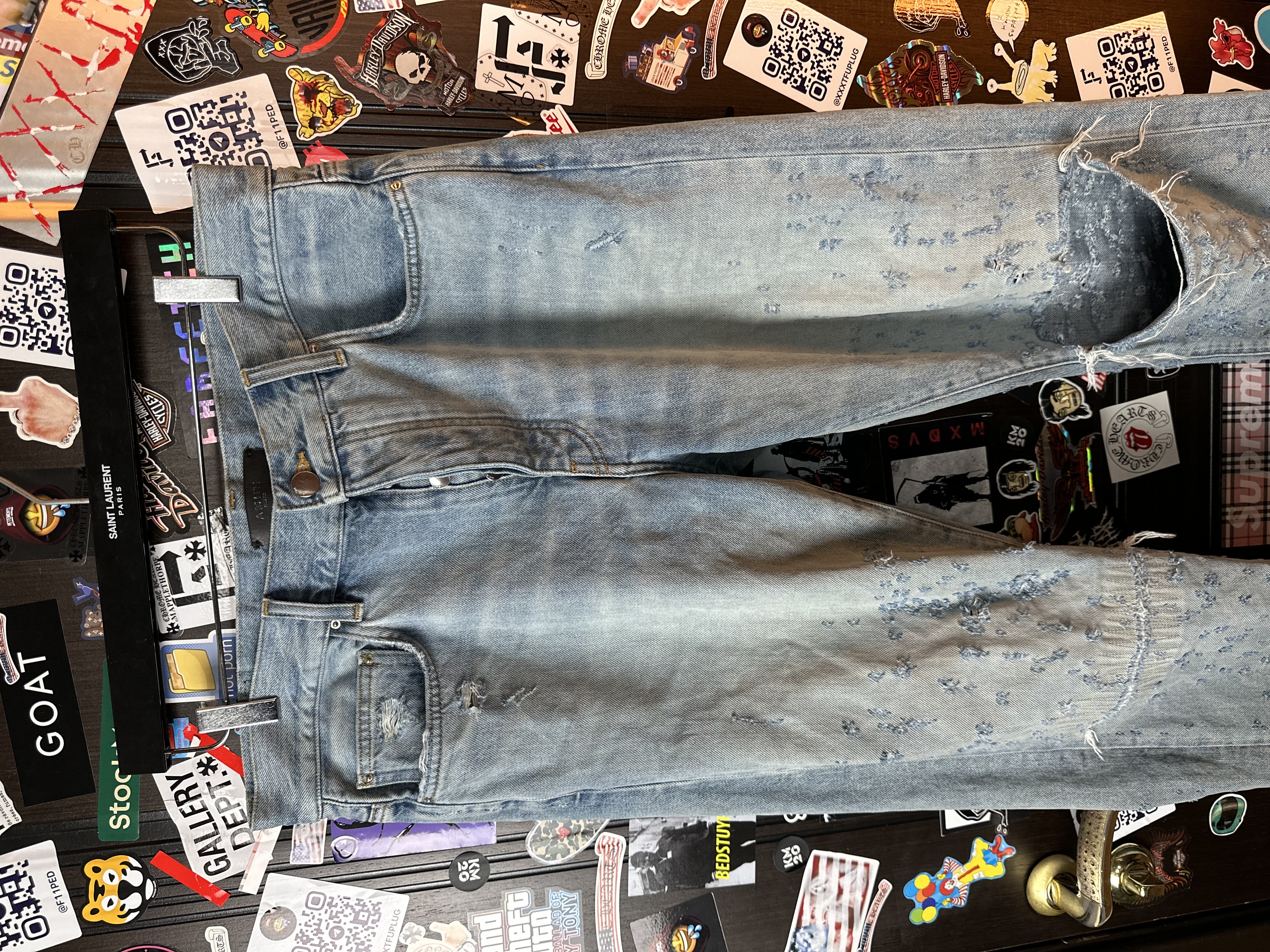 Amiri Shotgun 32 Straight Jeans, detail view 5