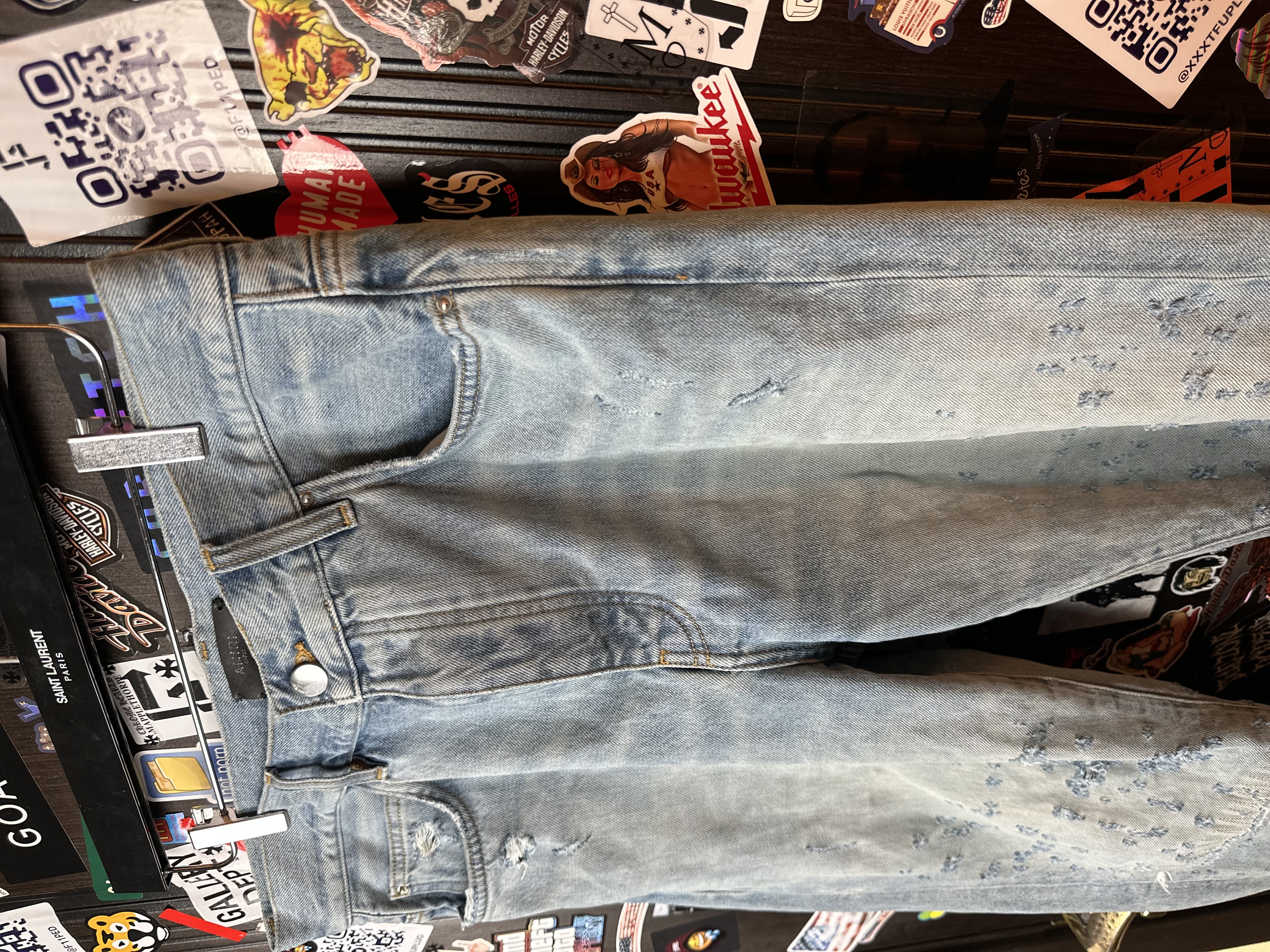 Amiri Shotgun 32 Straight Jeans, detail view 17