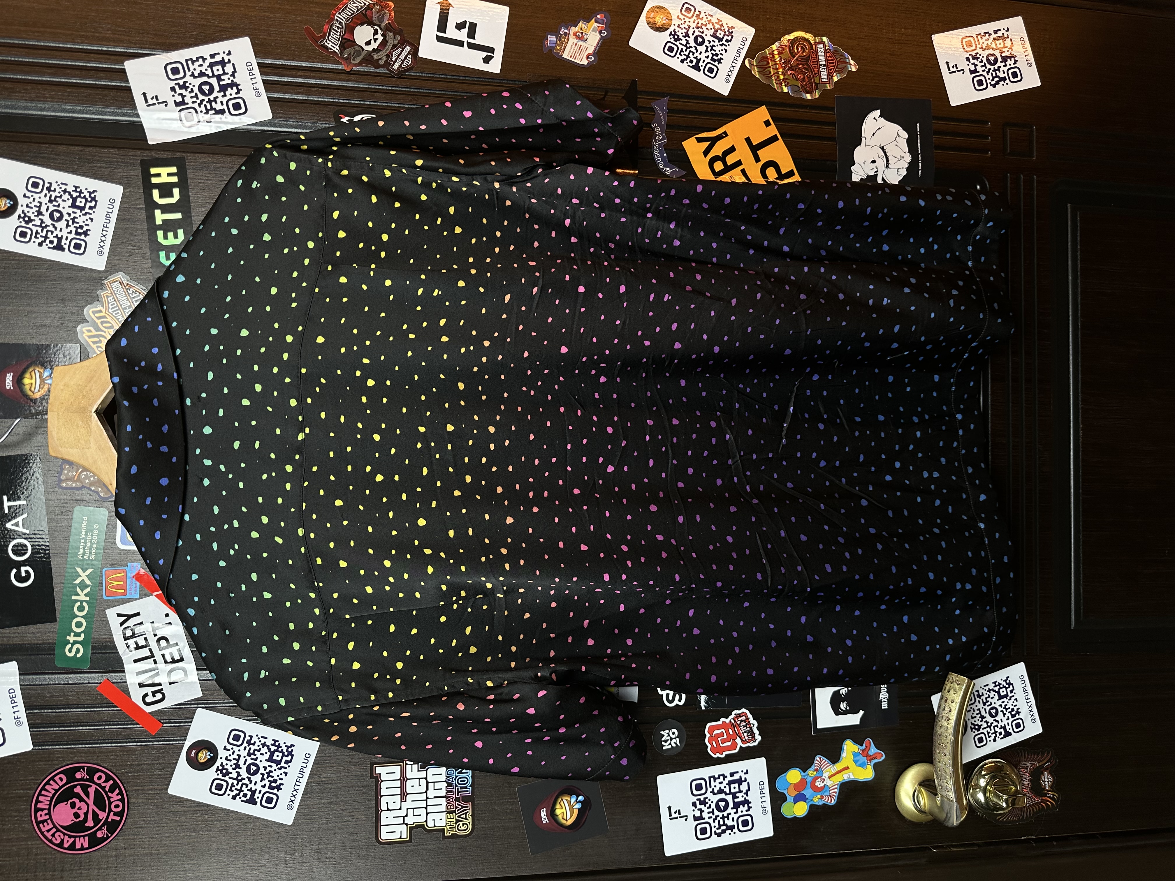 Amiri Silk Small Dots, detail view 3