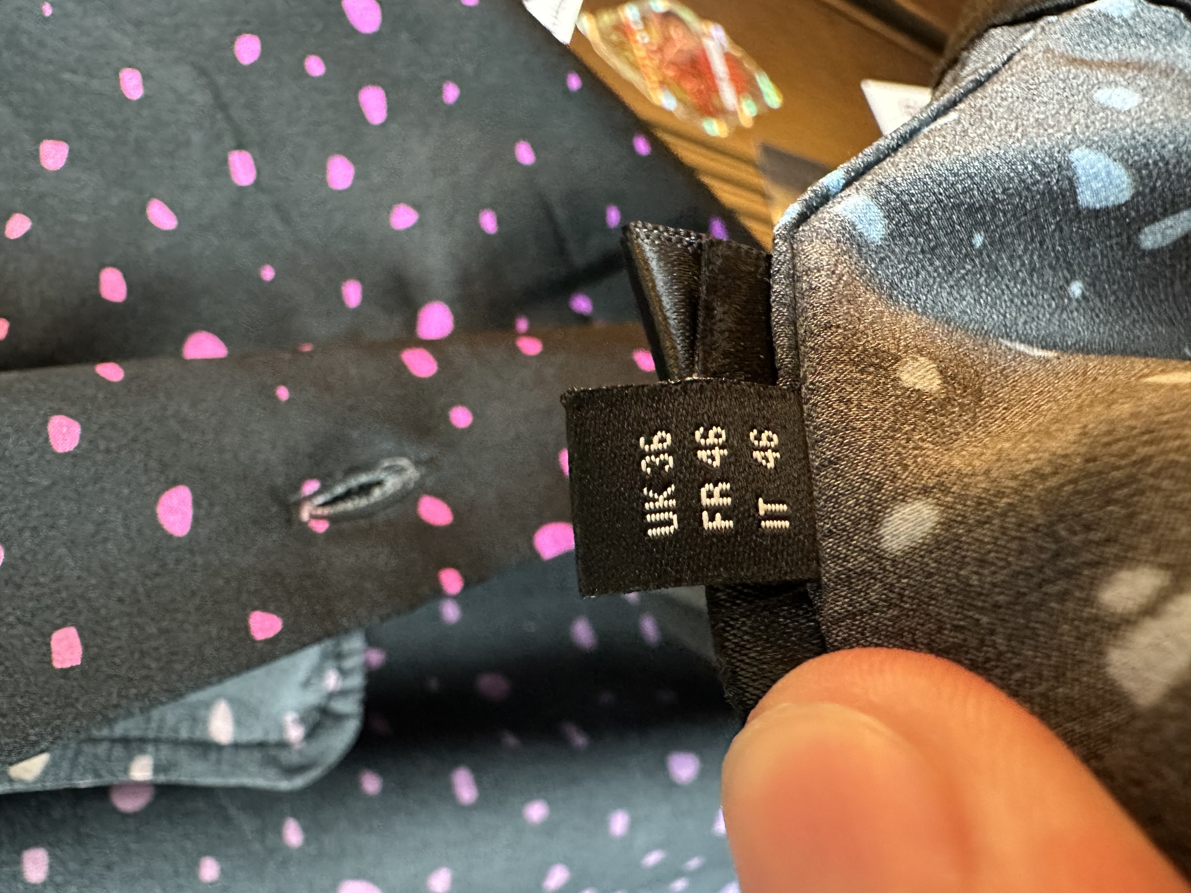 Amiri Silk Small Dots, detail view 8