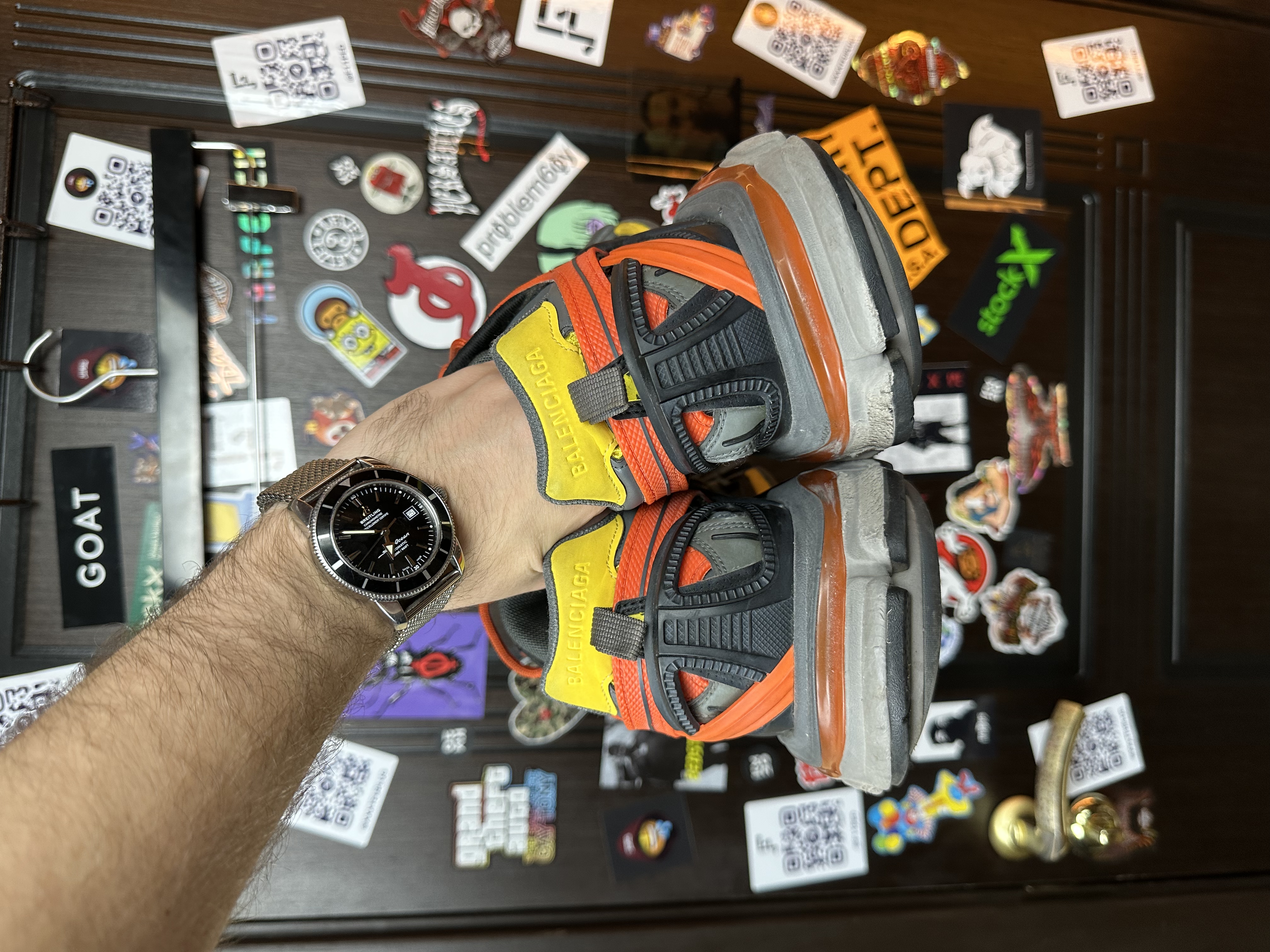 Balenciaga Balenciaga Track 2 Orange, detail view 2