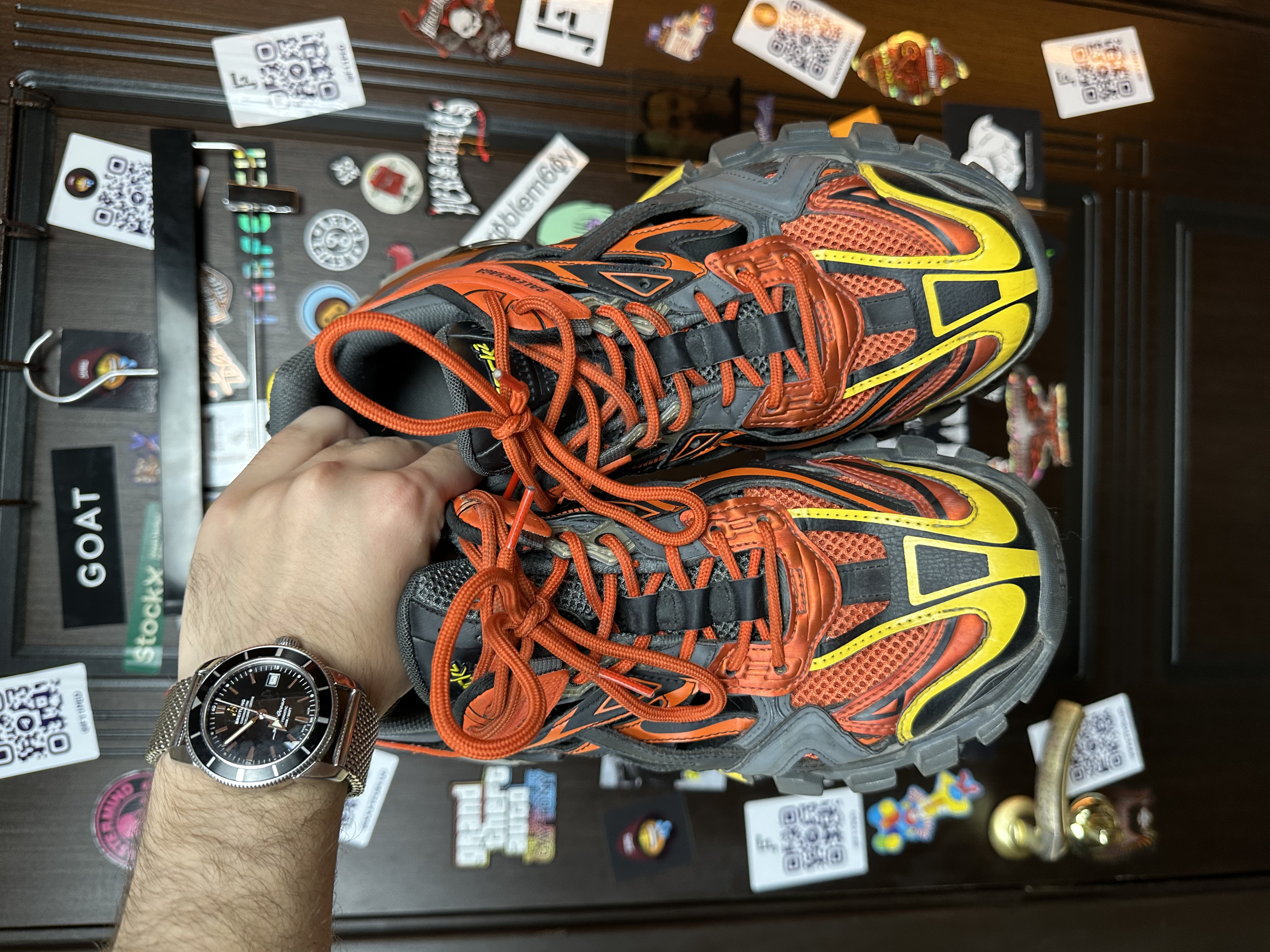 Balenciaga Balenciaga Track 2 Orange, detail view 3