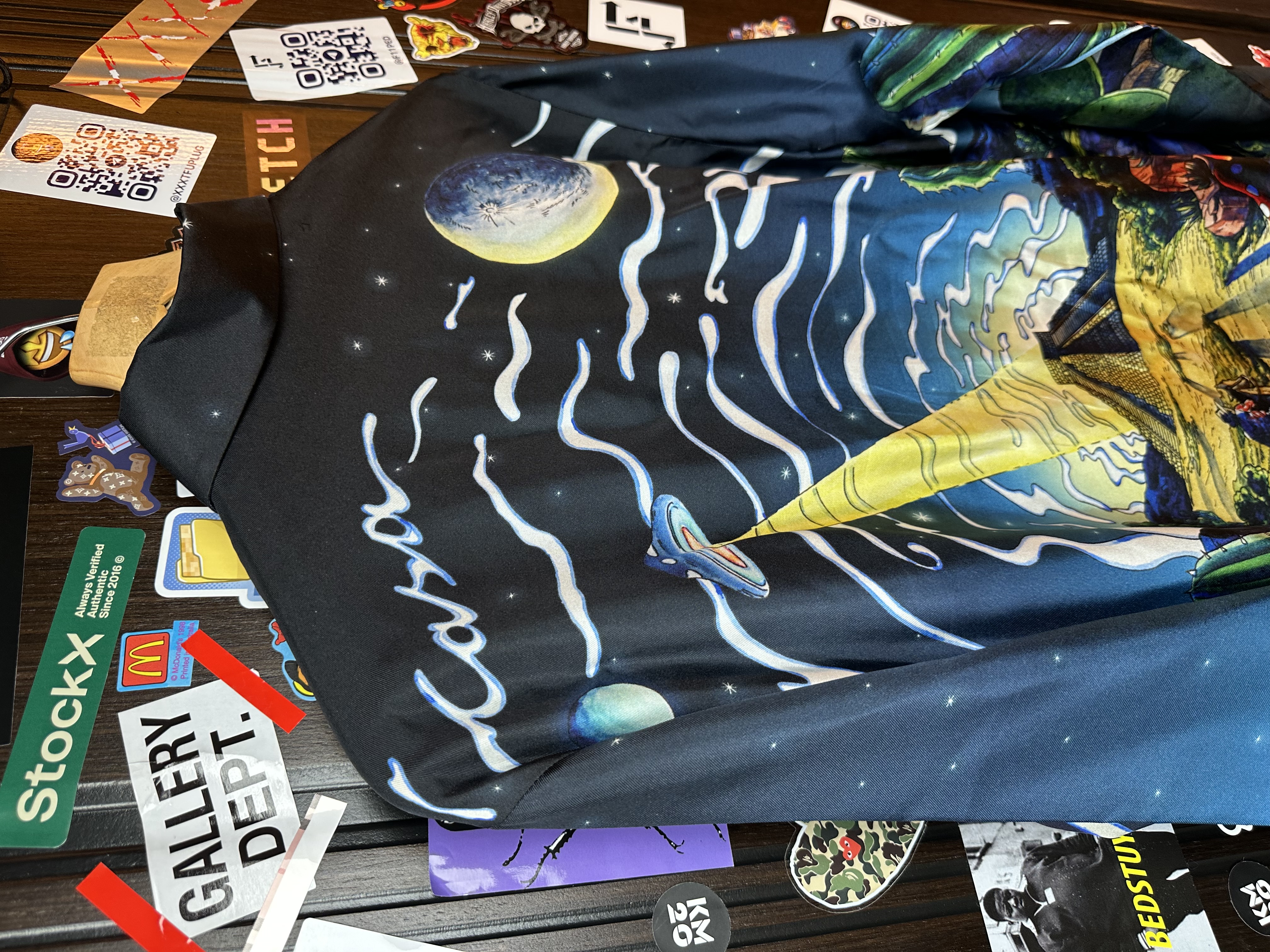 Casablanca Casablanca UFO Cowboy De L'Espace Silk Shirt, detail view 7