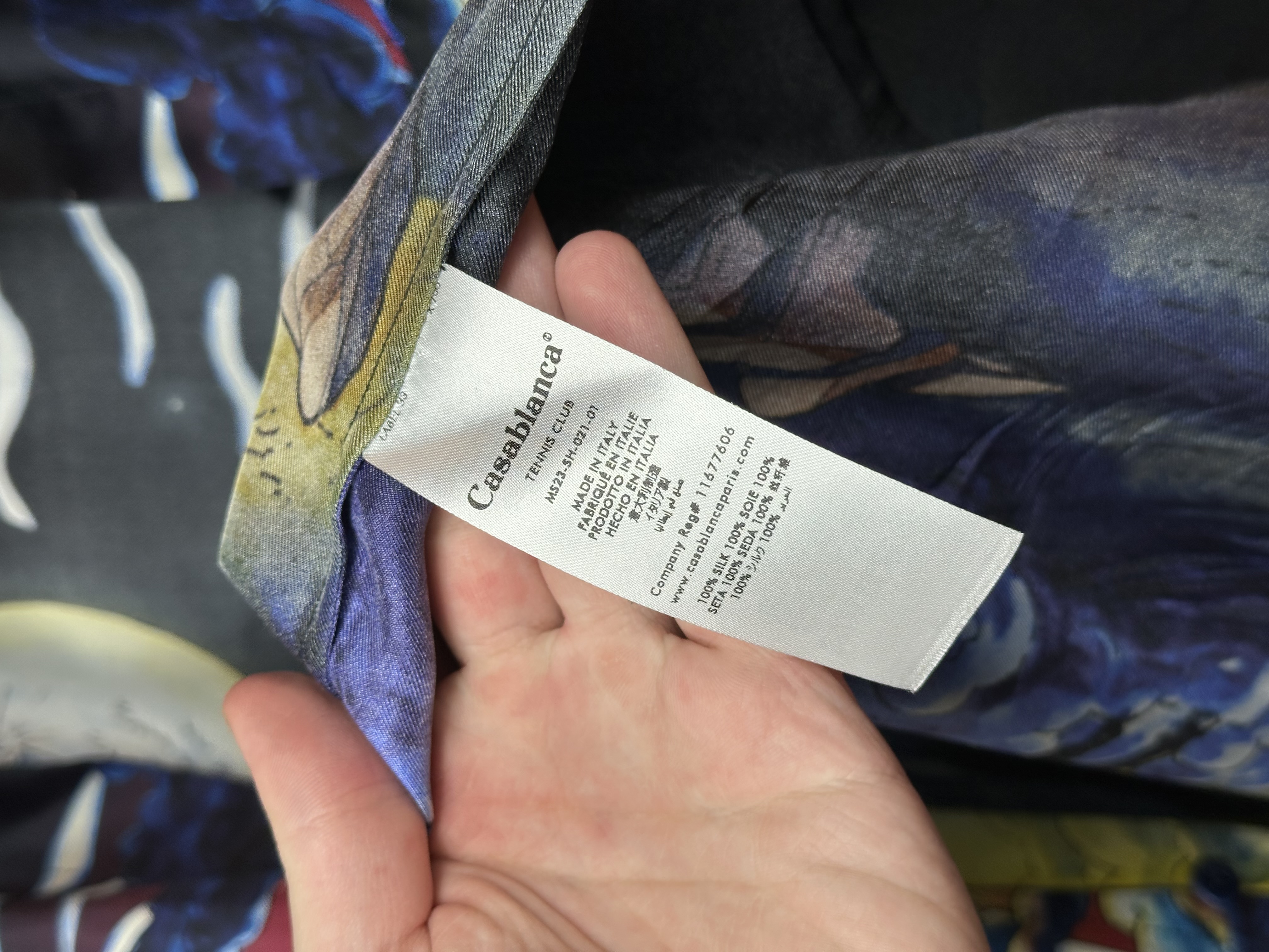 Casablanca Casablanca UFO Cowboy De L'Espace Silk Shirt, detail view 10