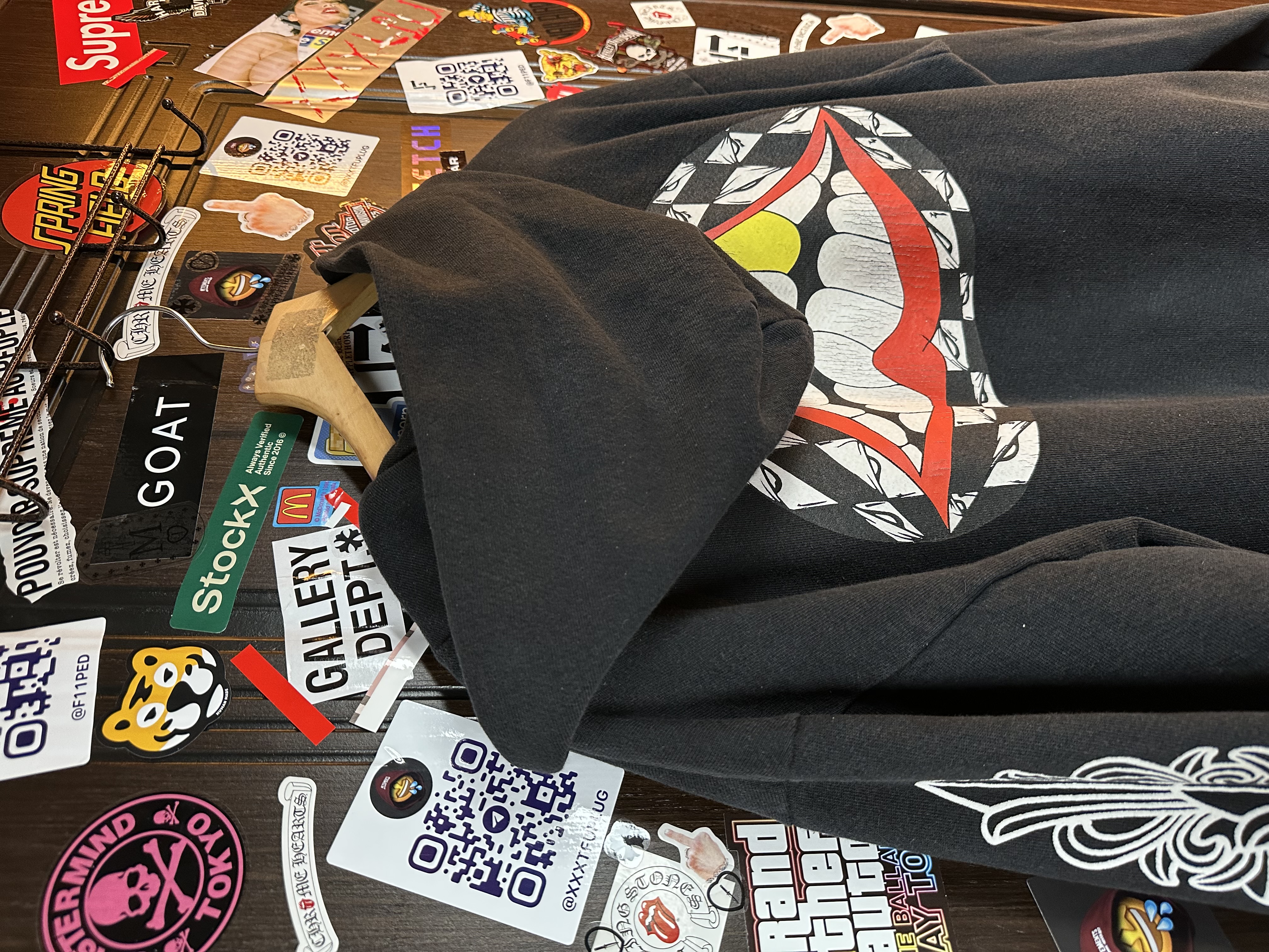 Chrome Hearts Chrome Hearts Matty Boy Chomper Golden tooth Hoodie, detail view 5