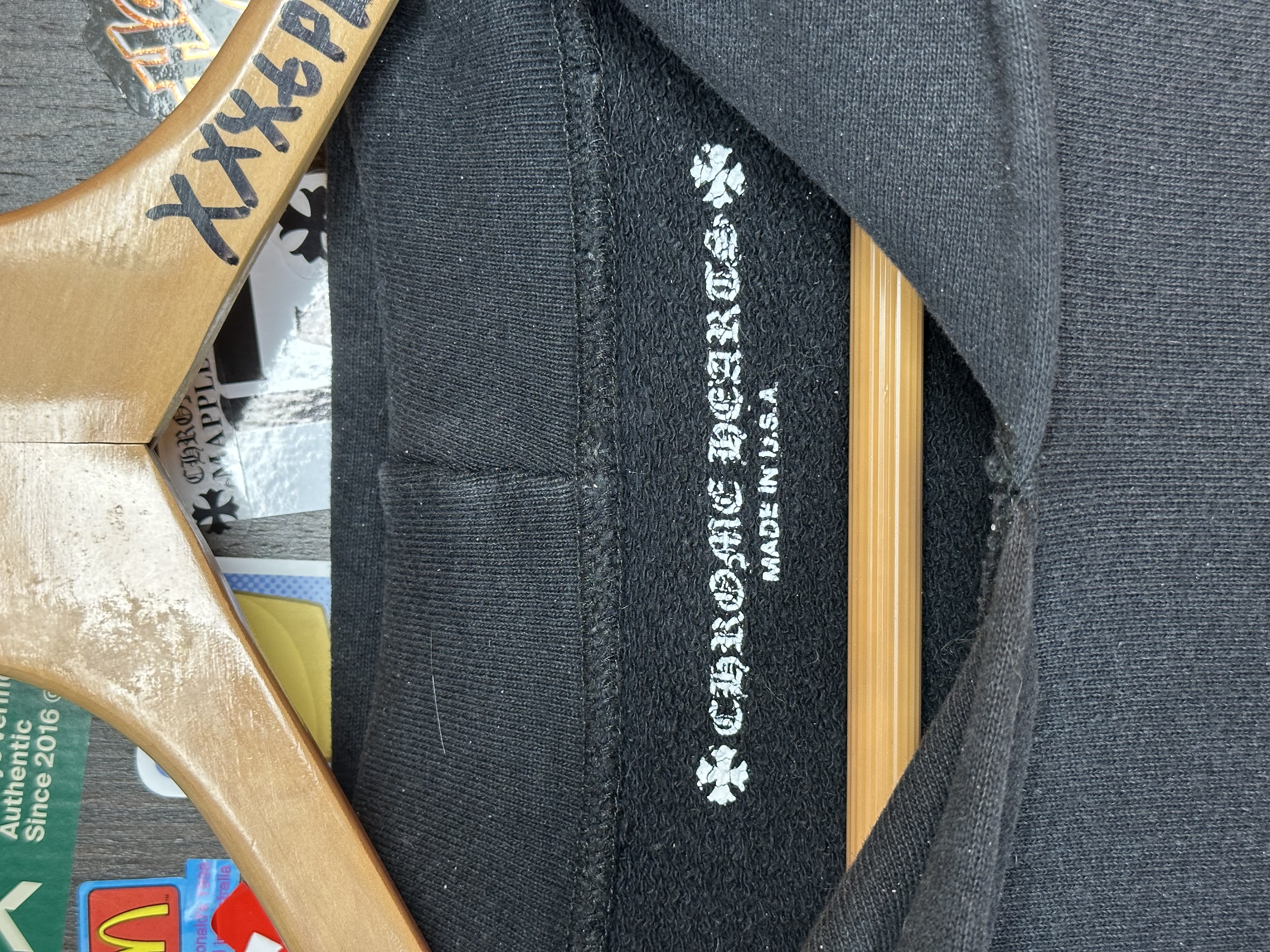 Chrome Hearts Chrome Hearts Matty Boy Chomper Golden tooth Hoodie, detail view 6