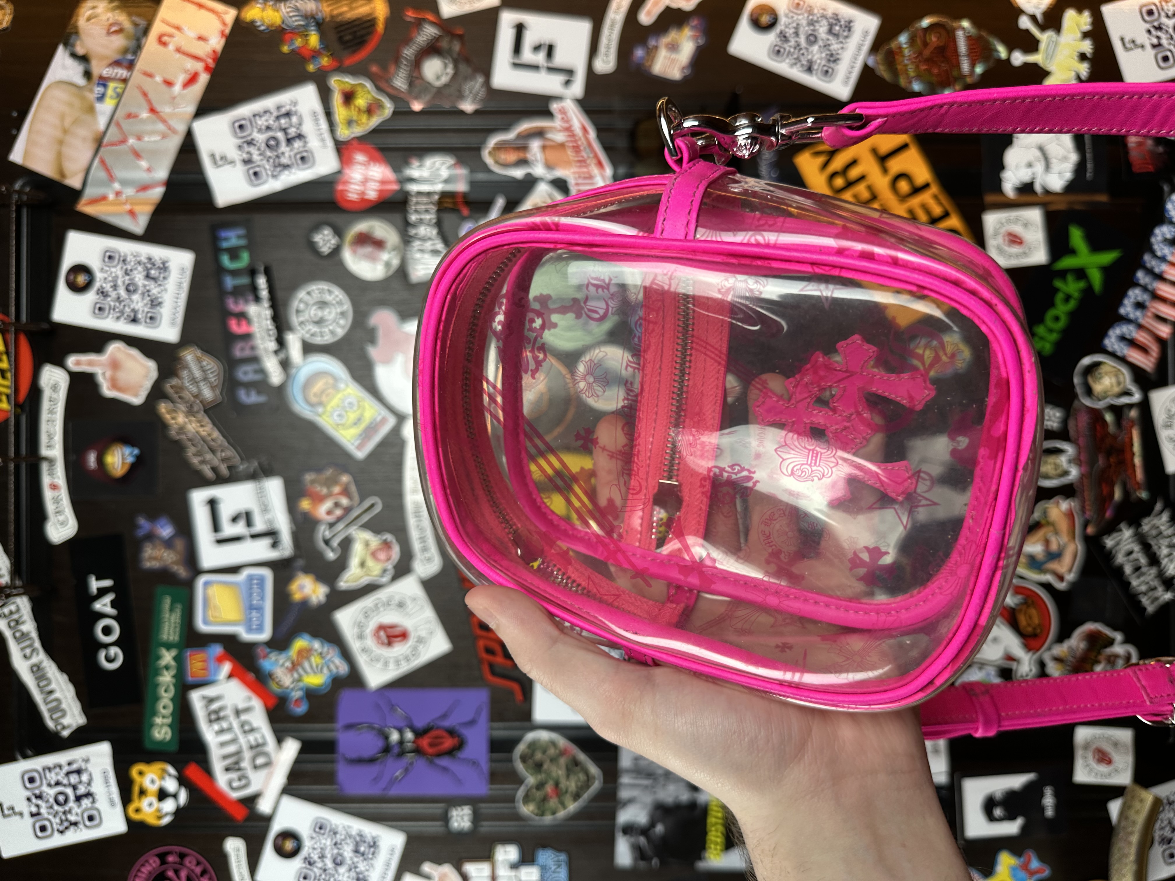 Chrome Hearts Pink taka bag, detail view 4