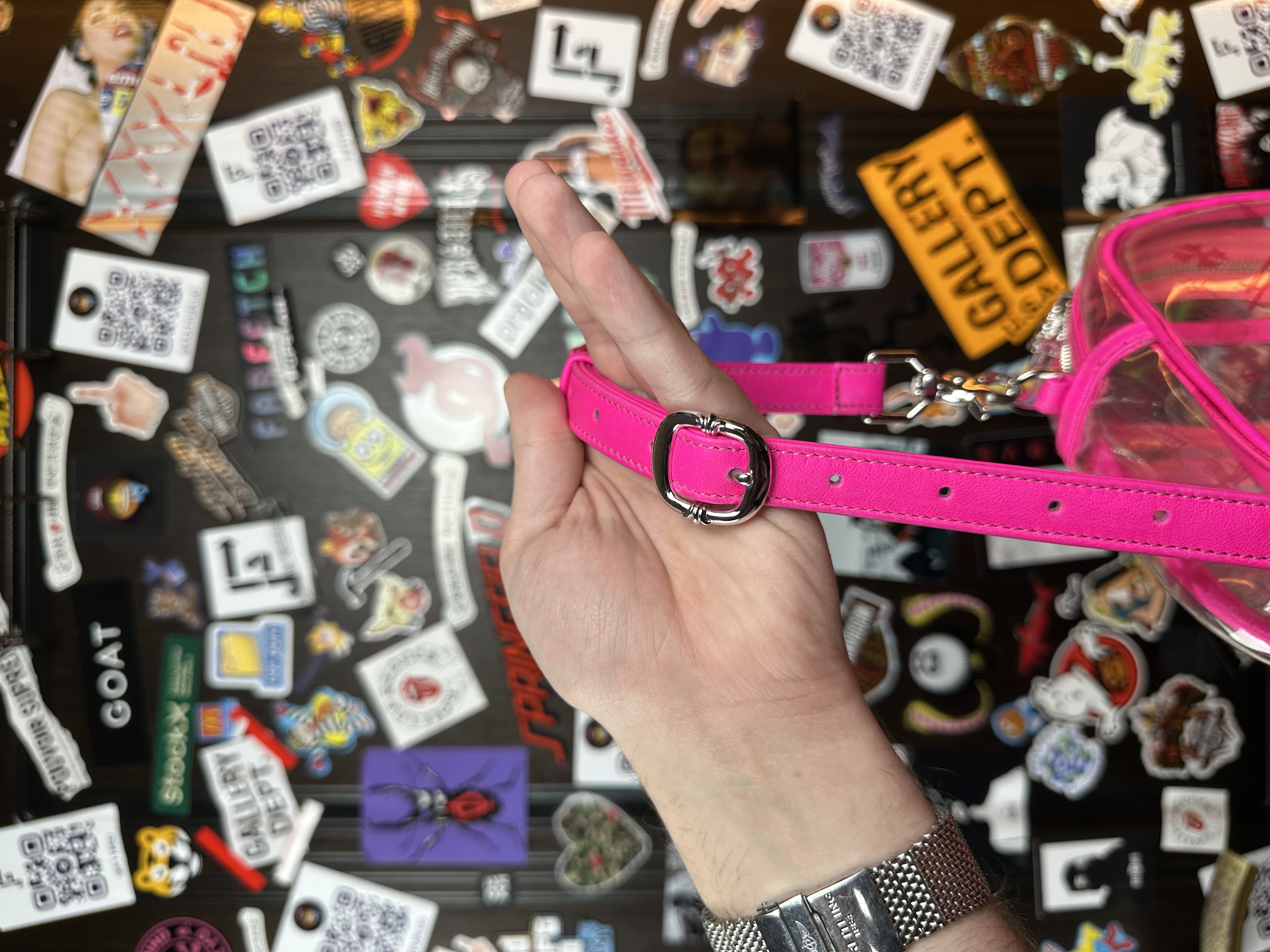 Chrome Hearts Pink taka bag, detail view 6