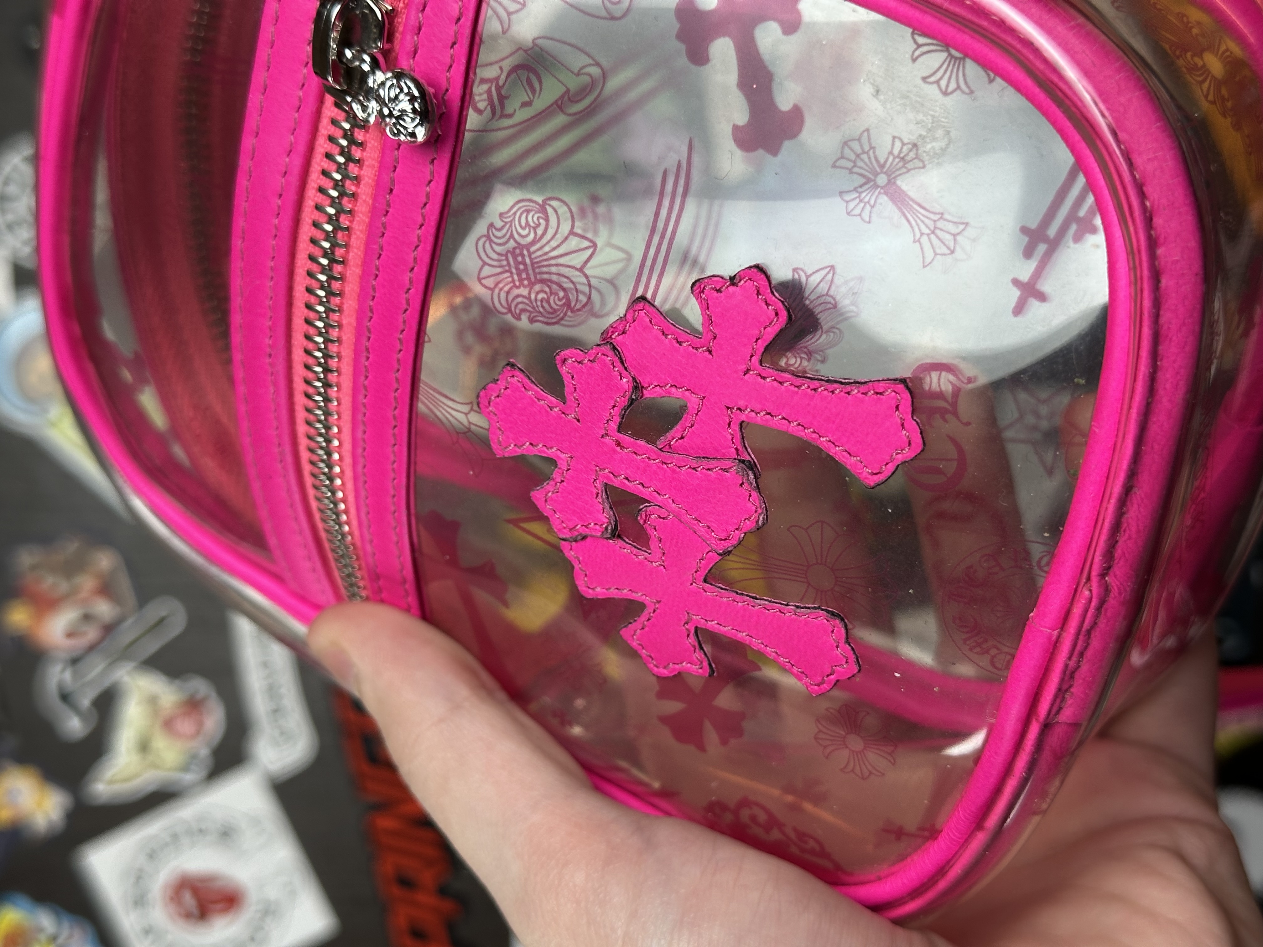 Chrome Hearts Pink taka bag, detail view 7