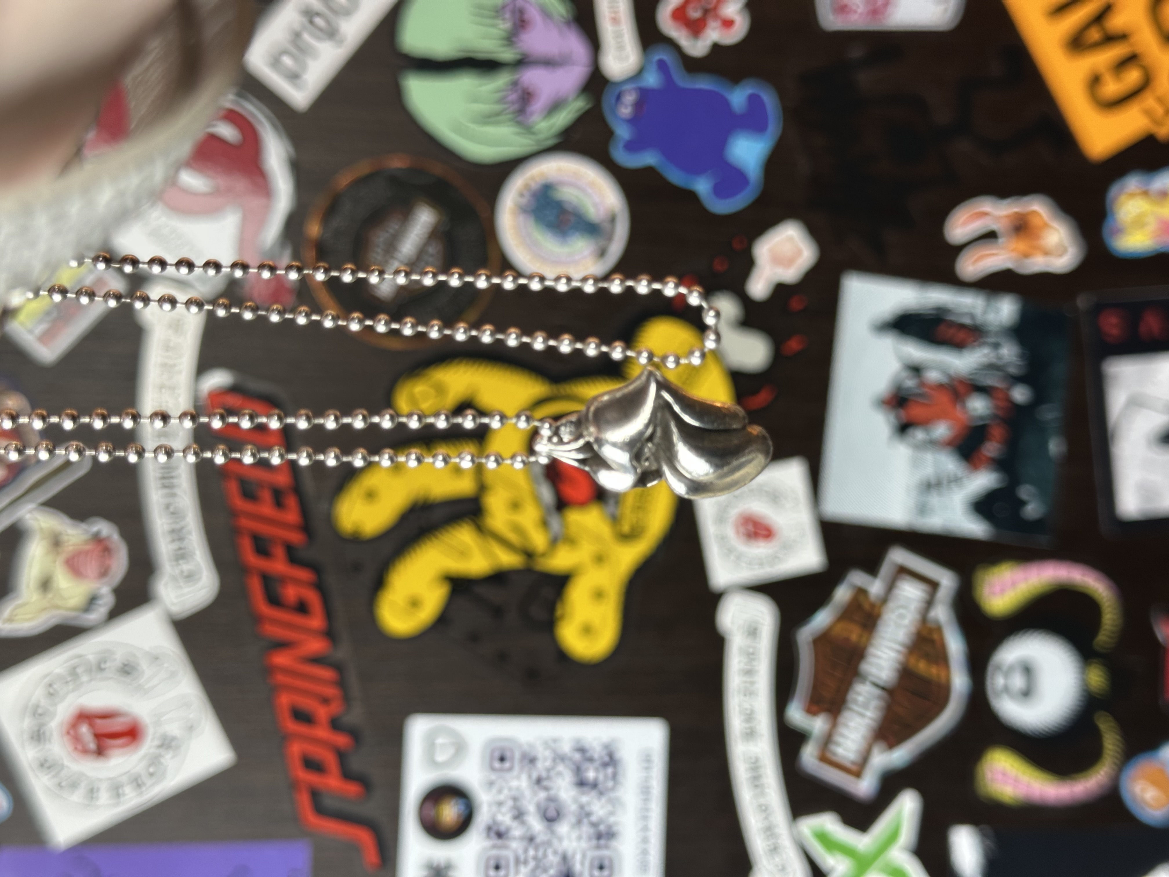 Chrome Hearts Rolling Stones Pendant, detail view 3