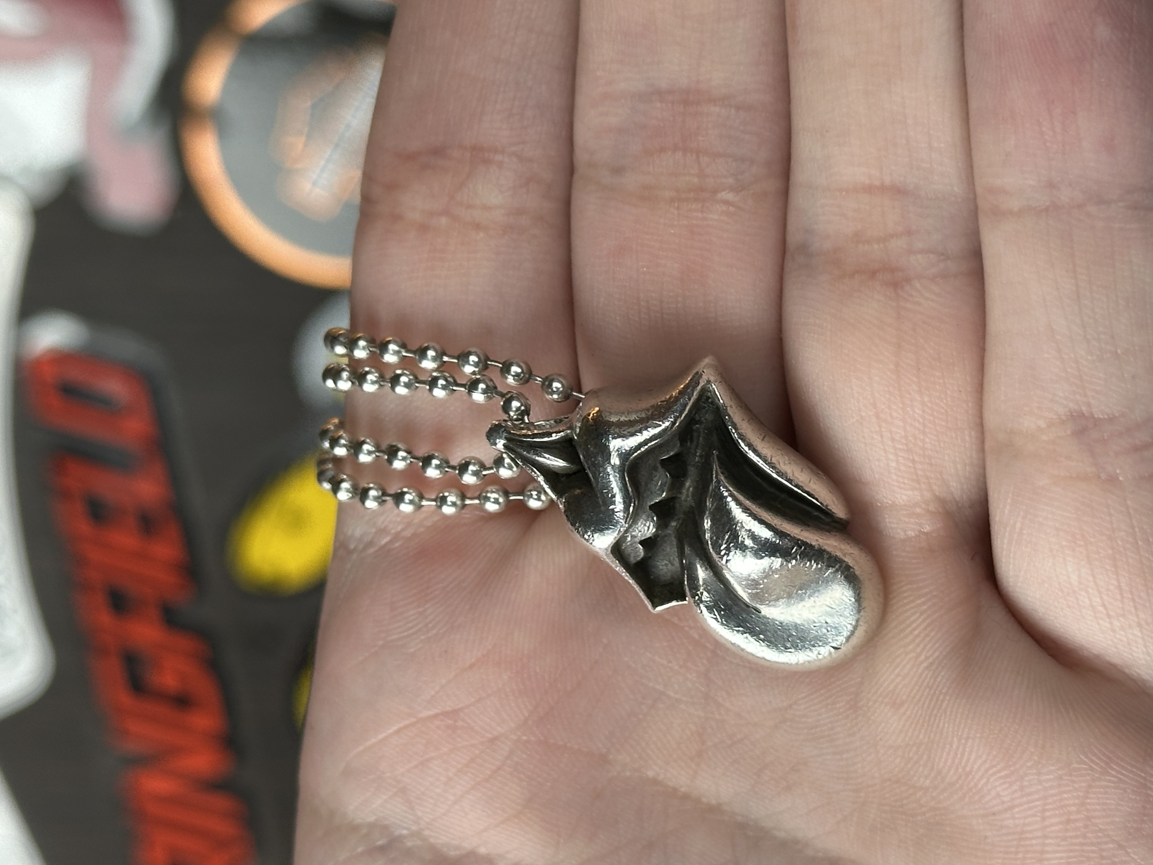 Chrome Hearts Rolling Stones Pendant, detail view 4