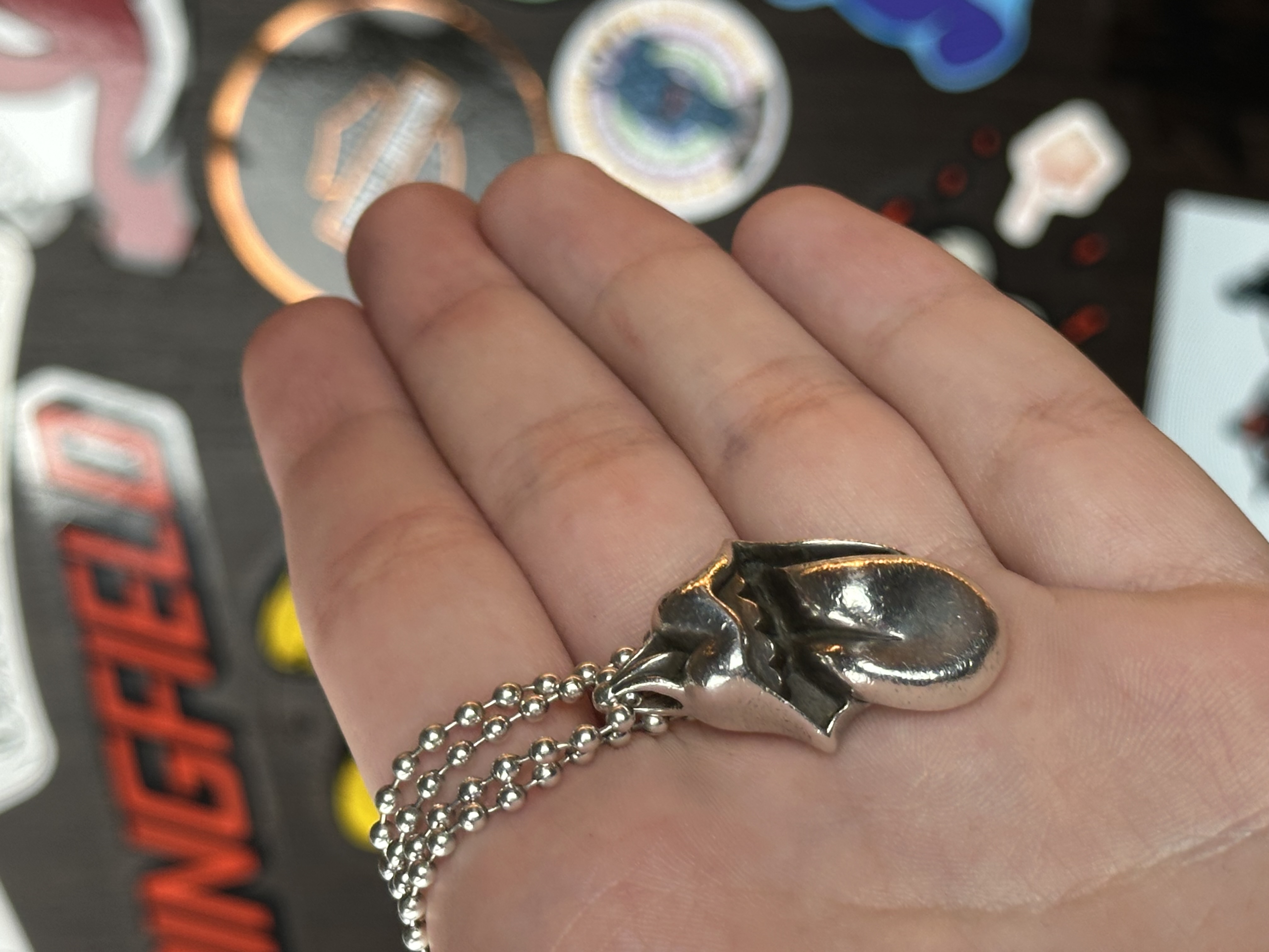 Chrome Hearts Rolling Stones Pendant, detail view 6