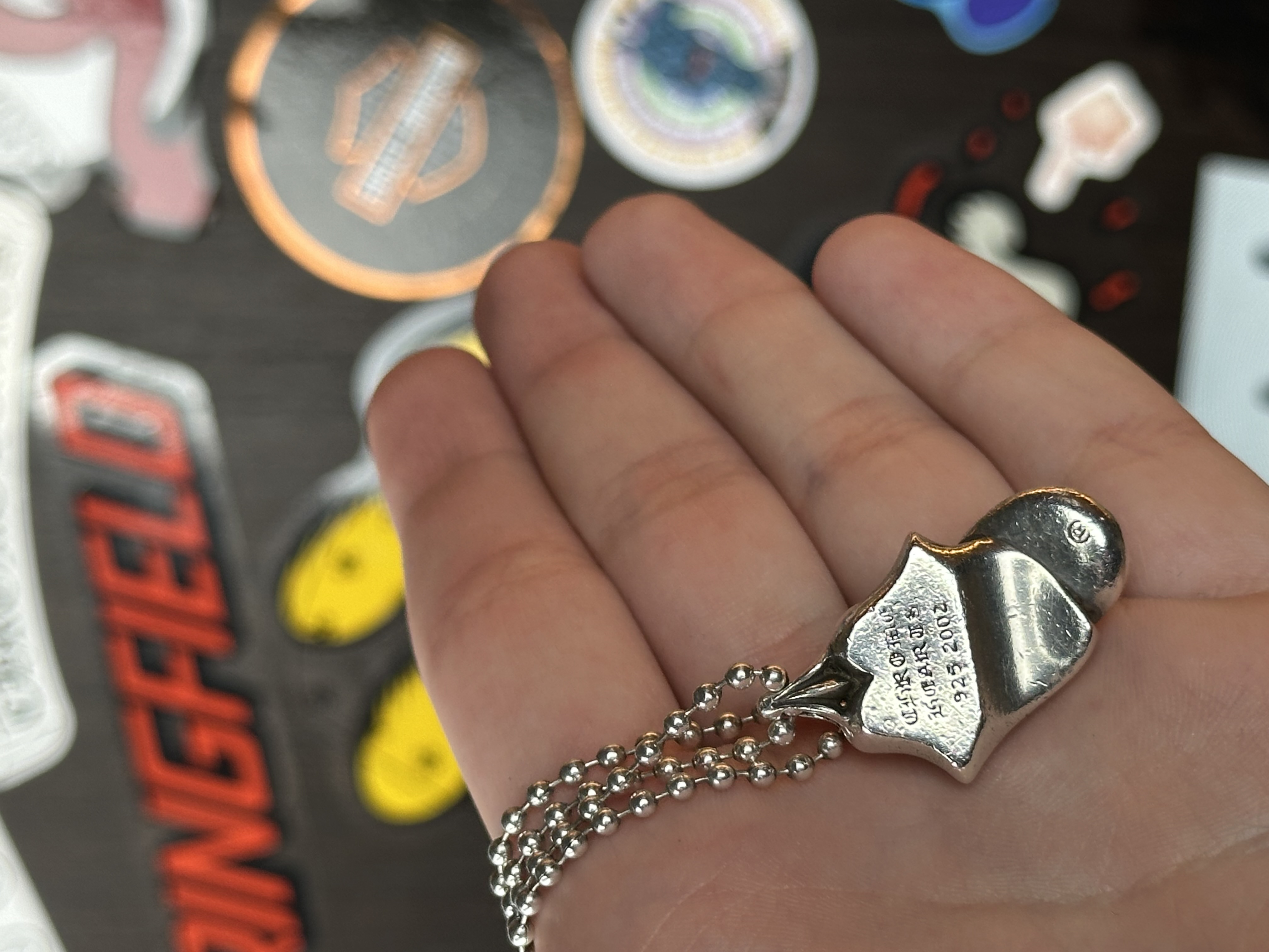 Chrome Hearts Rolling Stones Pendant, detail view 7