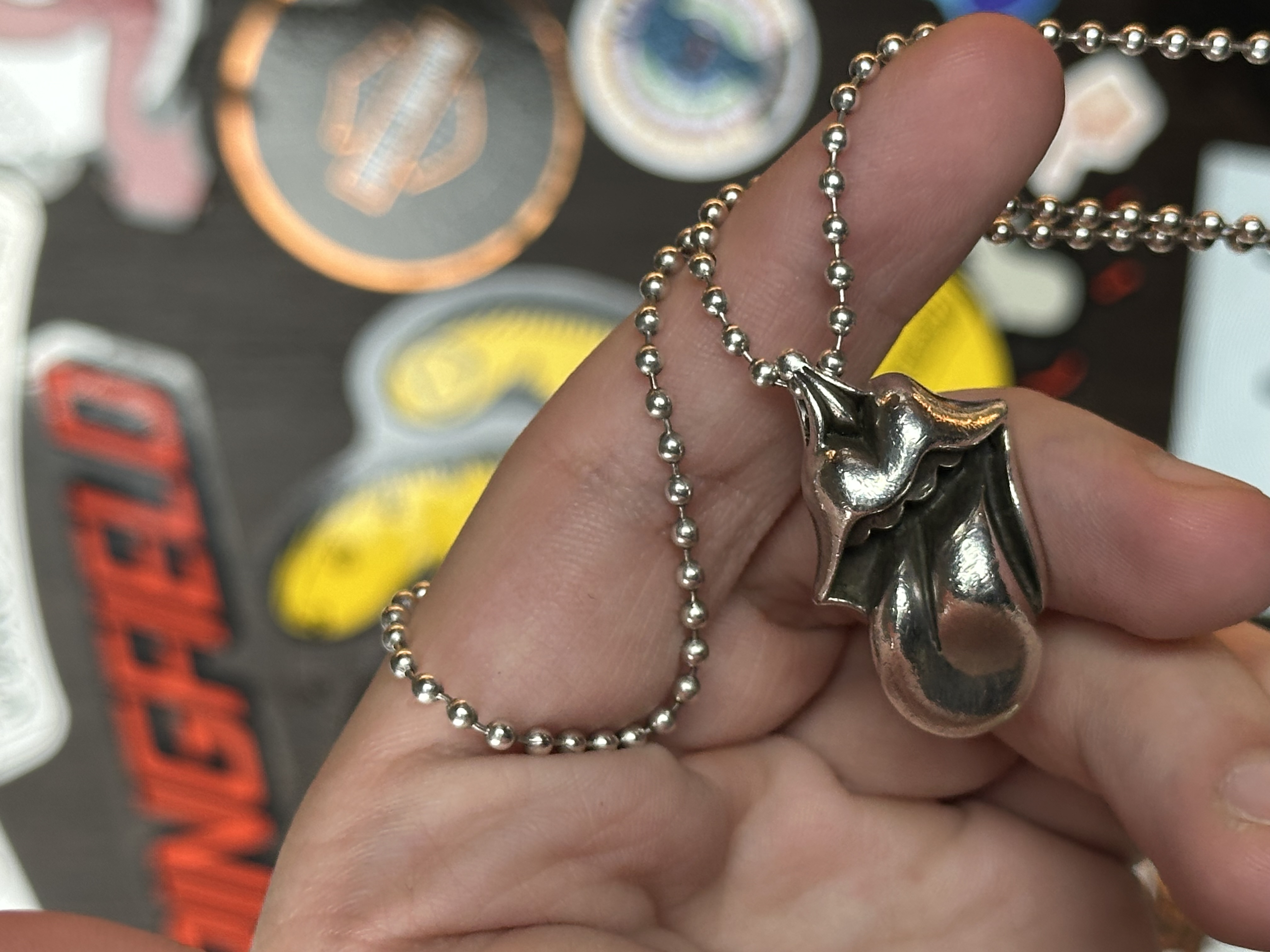 Chrome Hearts Rolling Stones Pendant, detail view 9