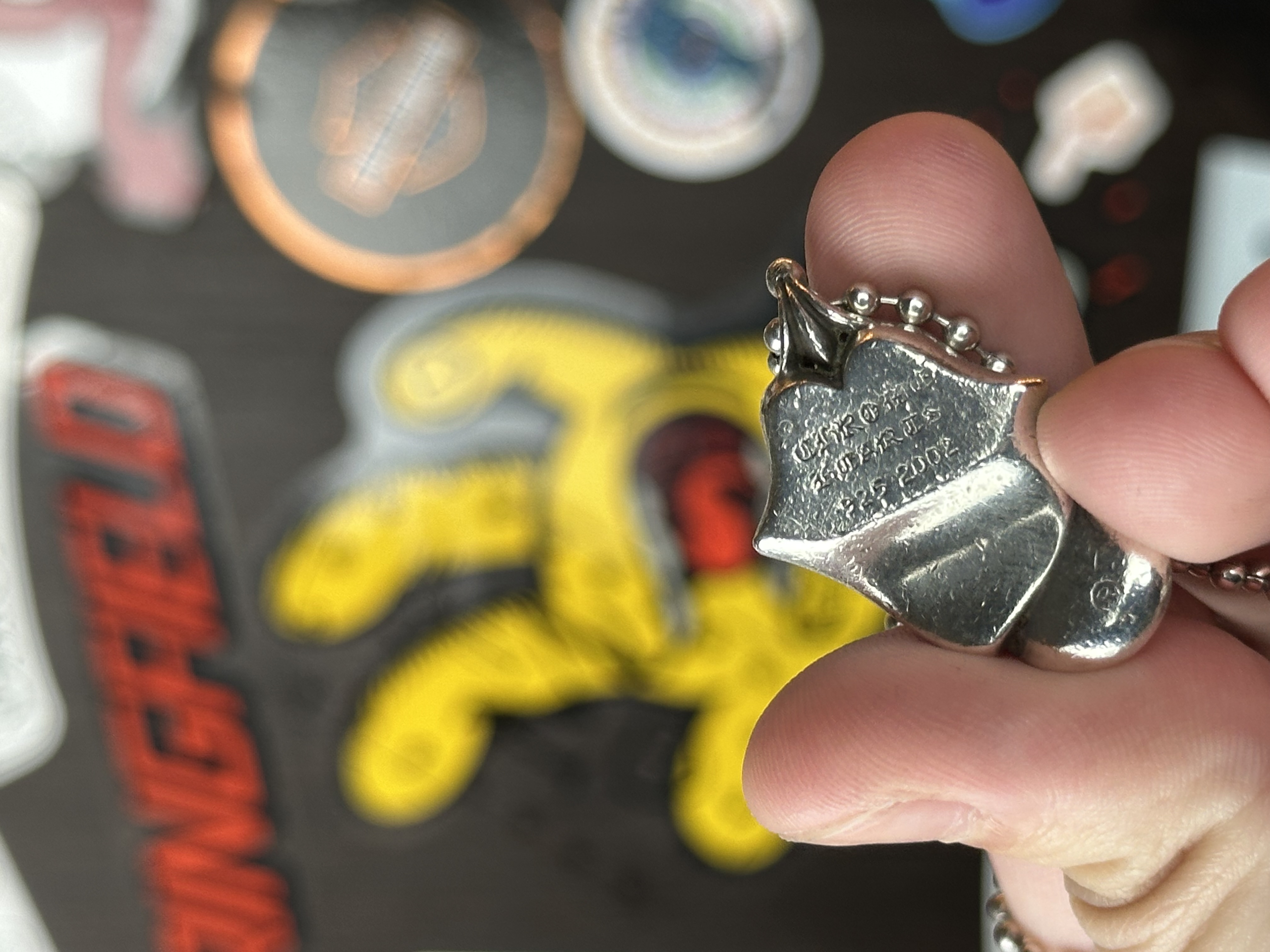 Chrome Hearts Rolling Stones Pendant, detail view 10