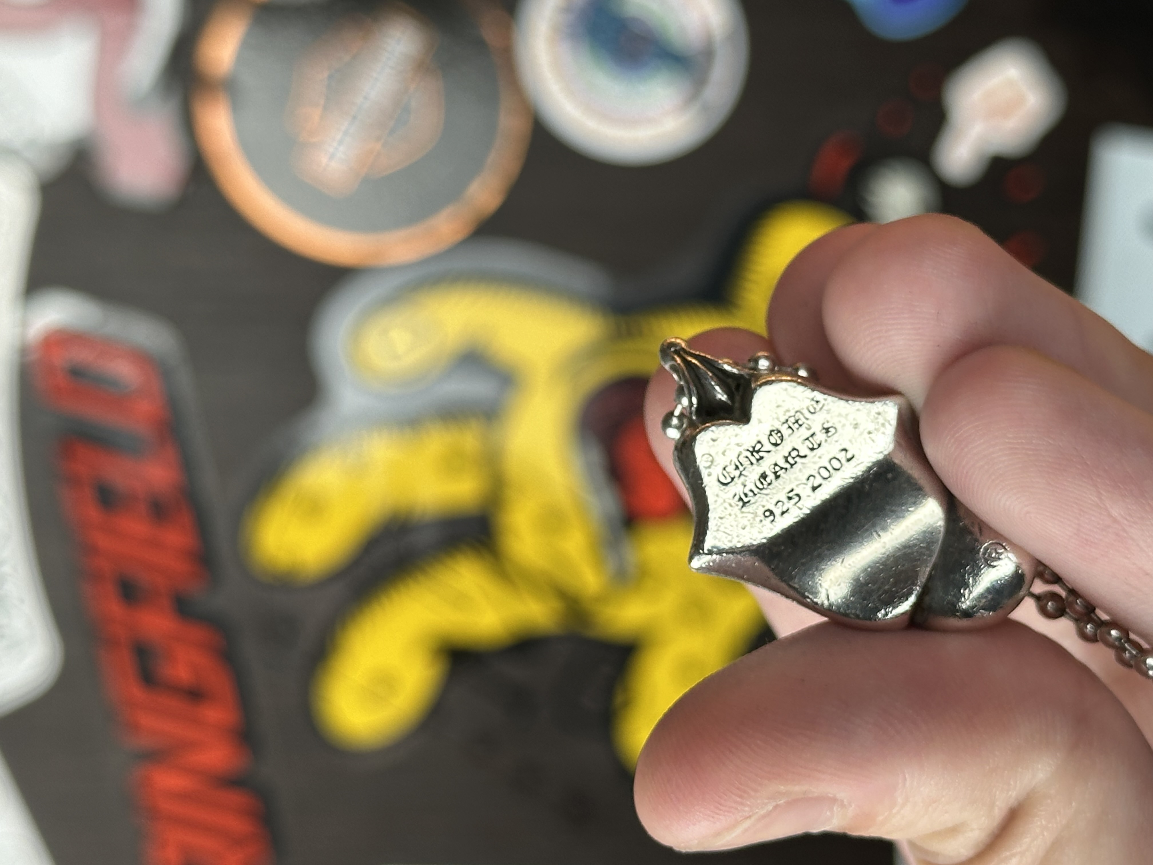 Chrome Hearts Rolling Stones Pendant, detail view 11