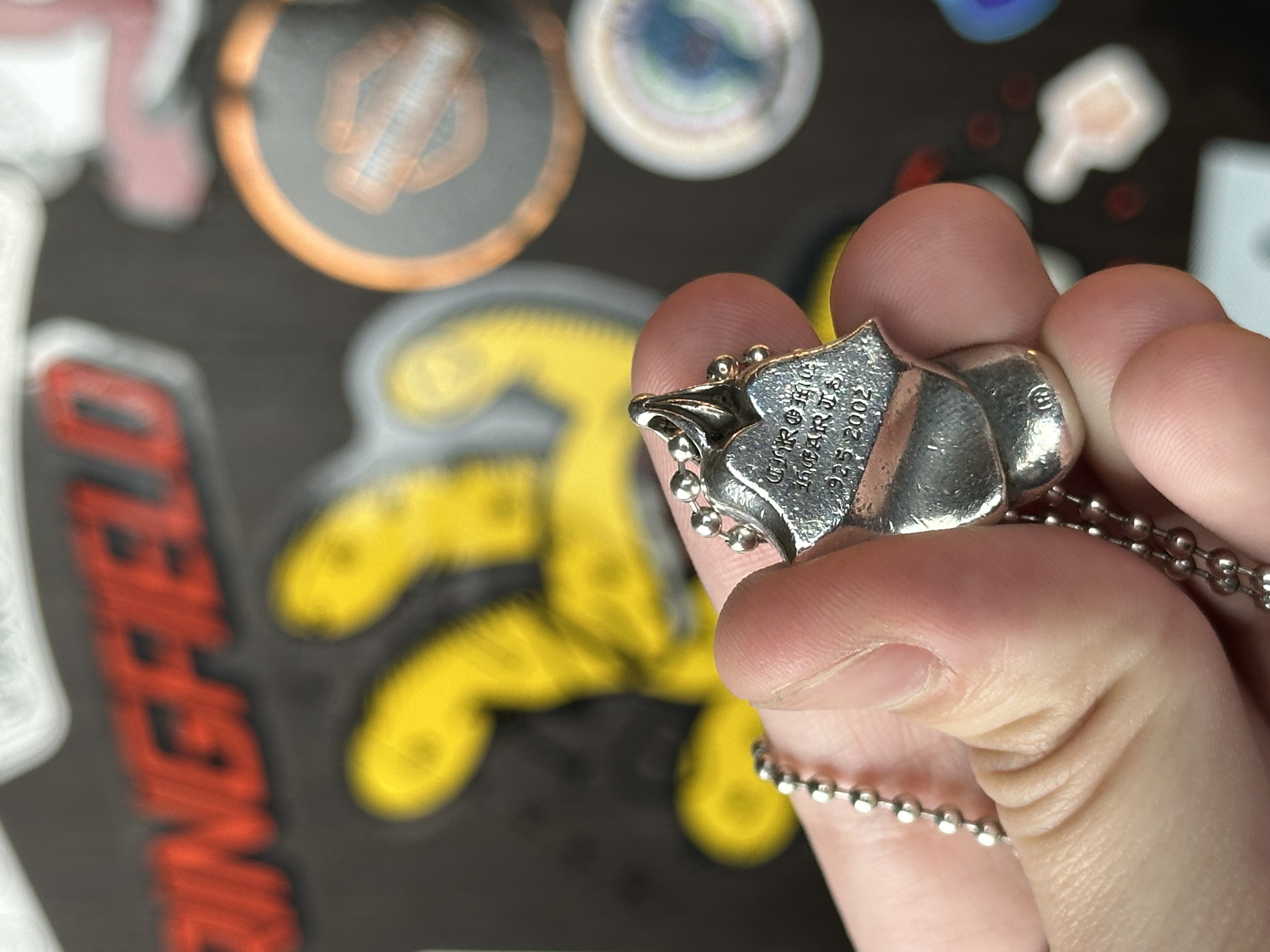 Chrome Hearts Rolling Stones Pendant, detail view 12