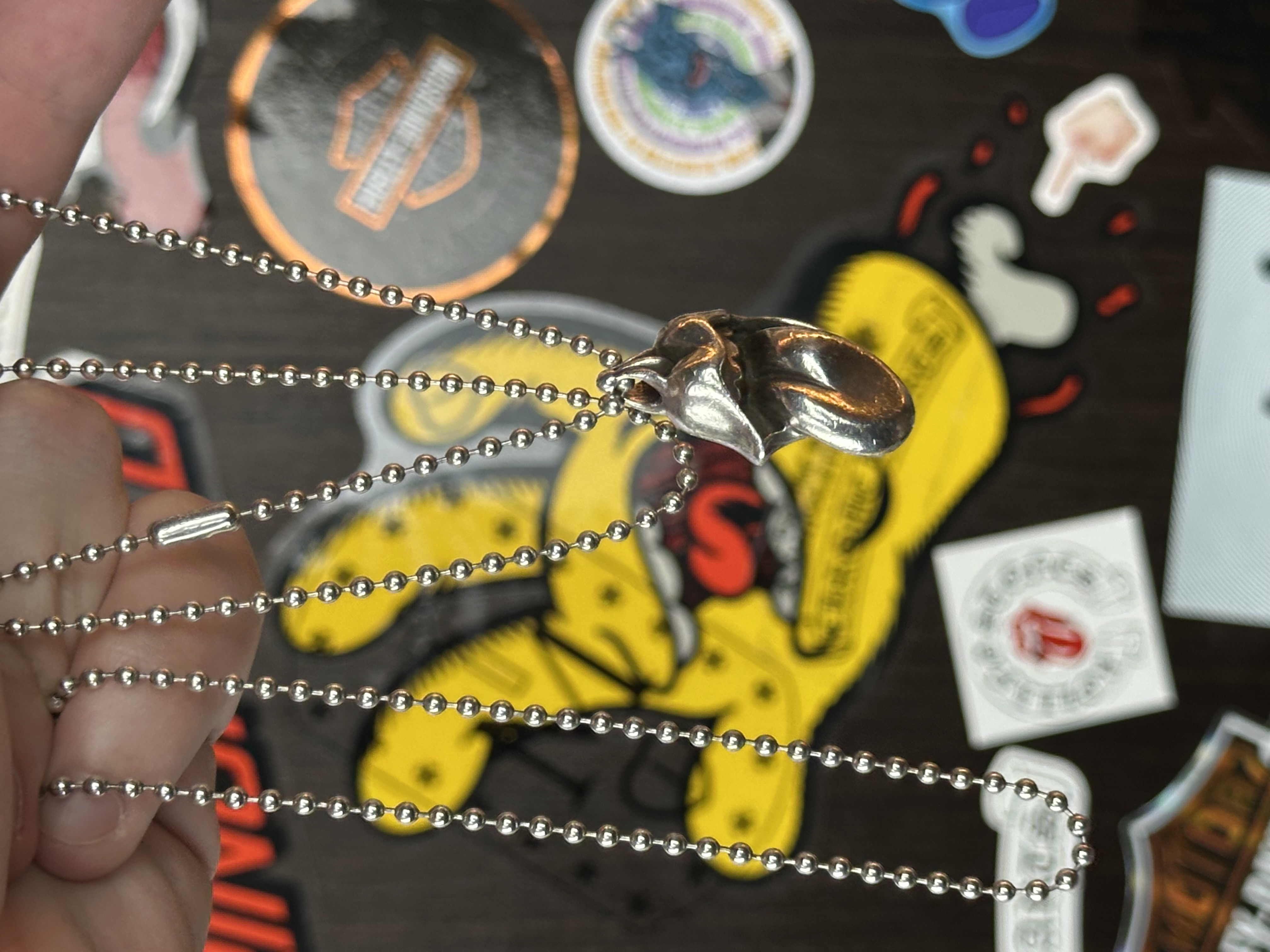 Chrome Hearts Rolling Stones Pendant, detail view 15