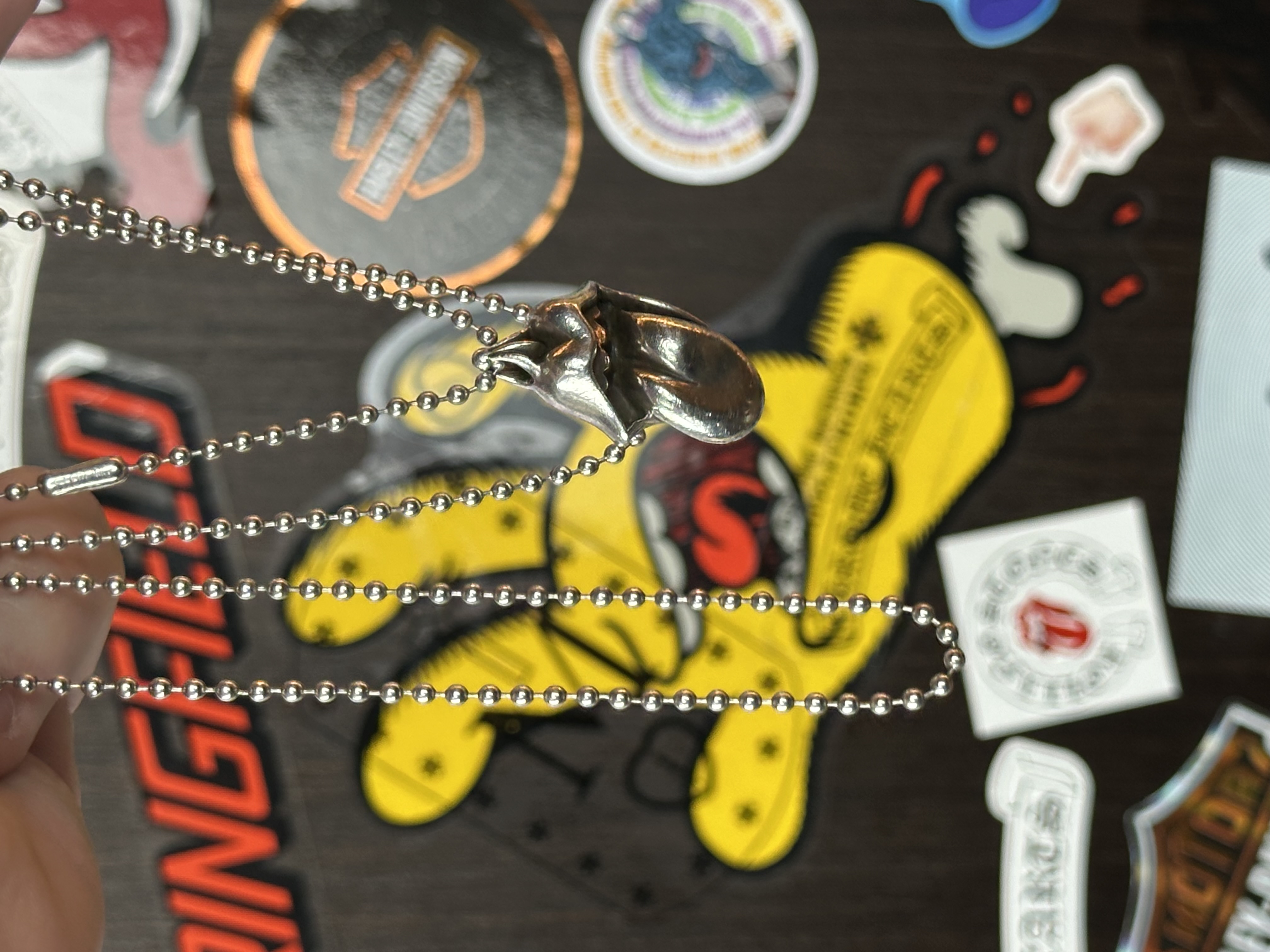 Chrome Hearts Rolling Stones Pendant, detail view 16