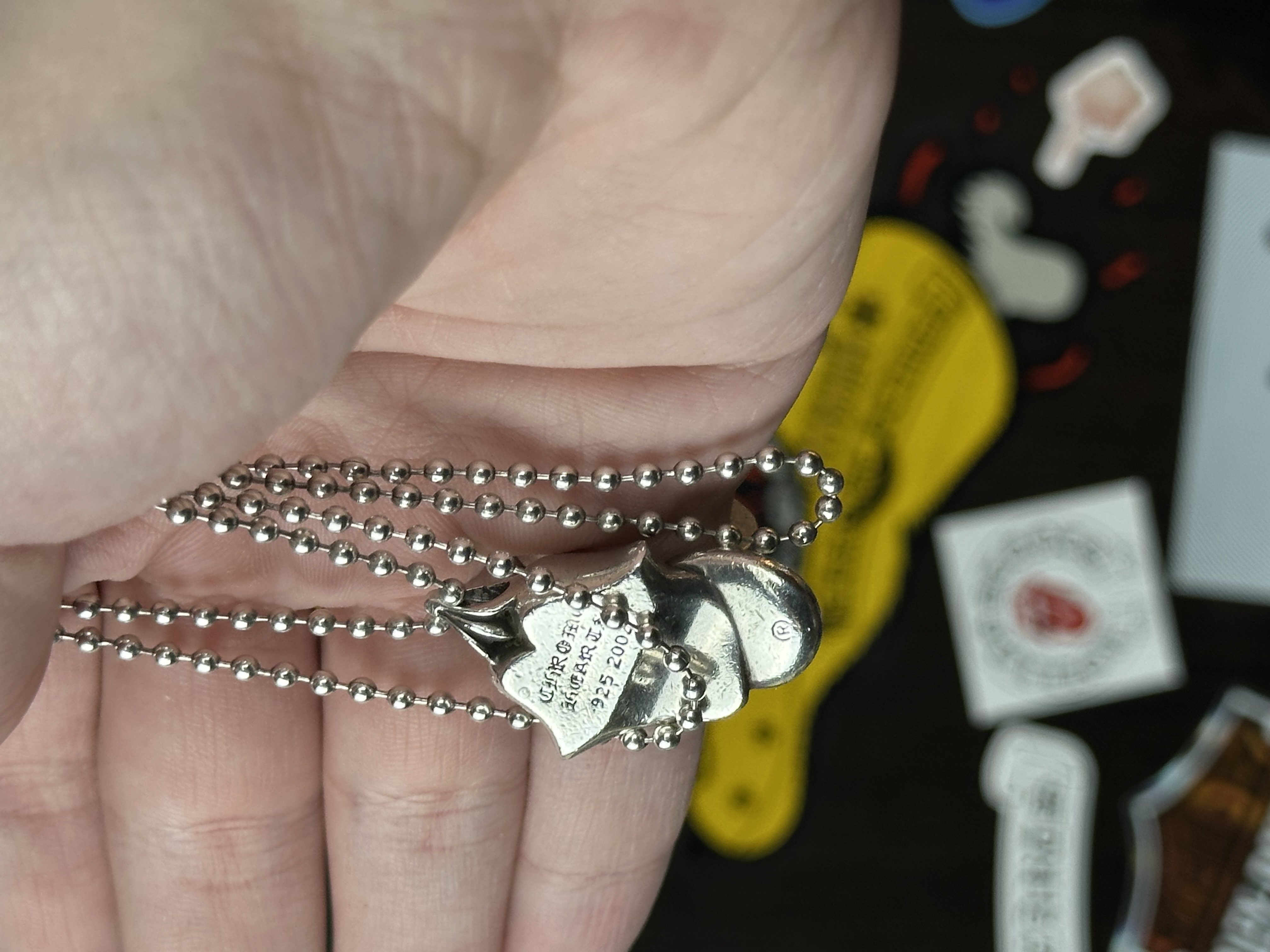 Chrome Hearts Rolling Stones Pendant, detail view 17