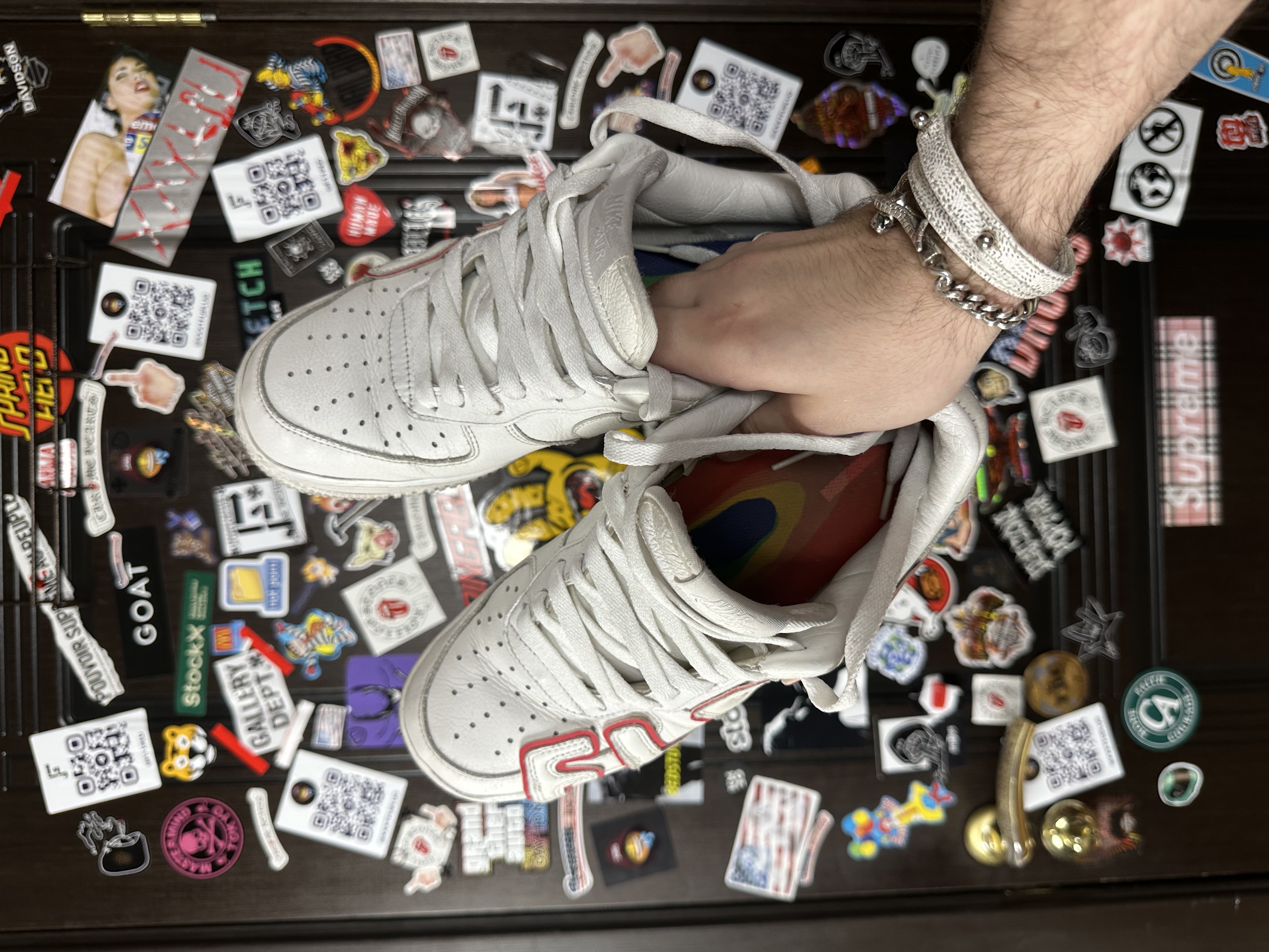 CPFM x Nike CPFM RED AIR AIRFORCR 1, detail view 10