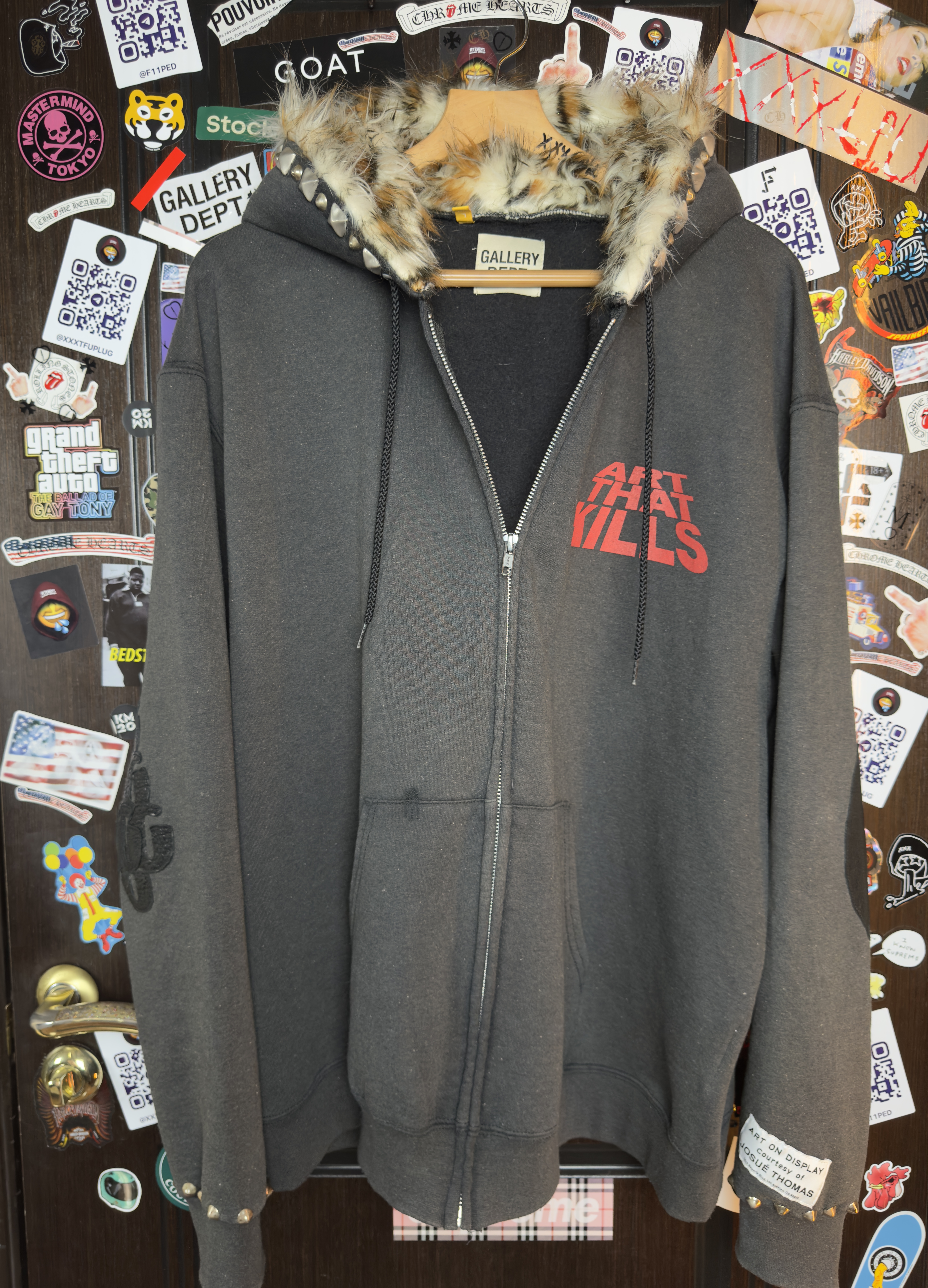Gallery Dept. "ATK" FUR HOOD ZIP L, detail view 2