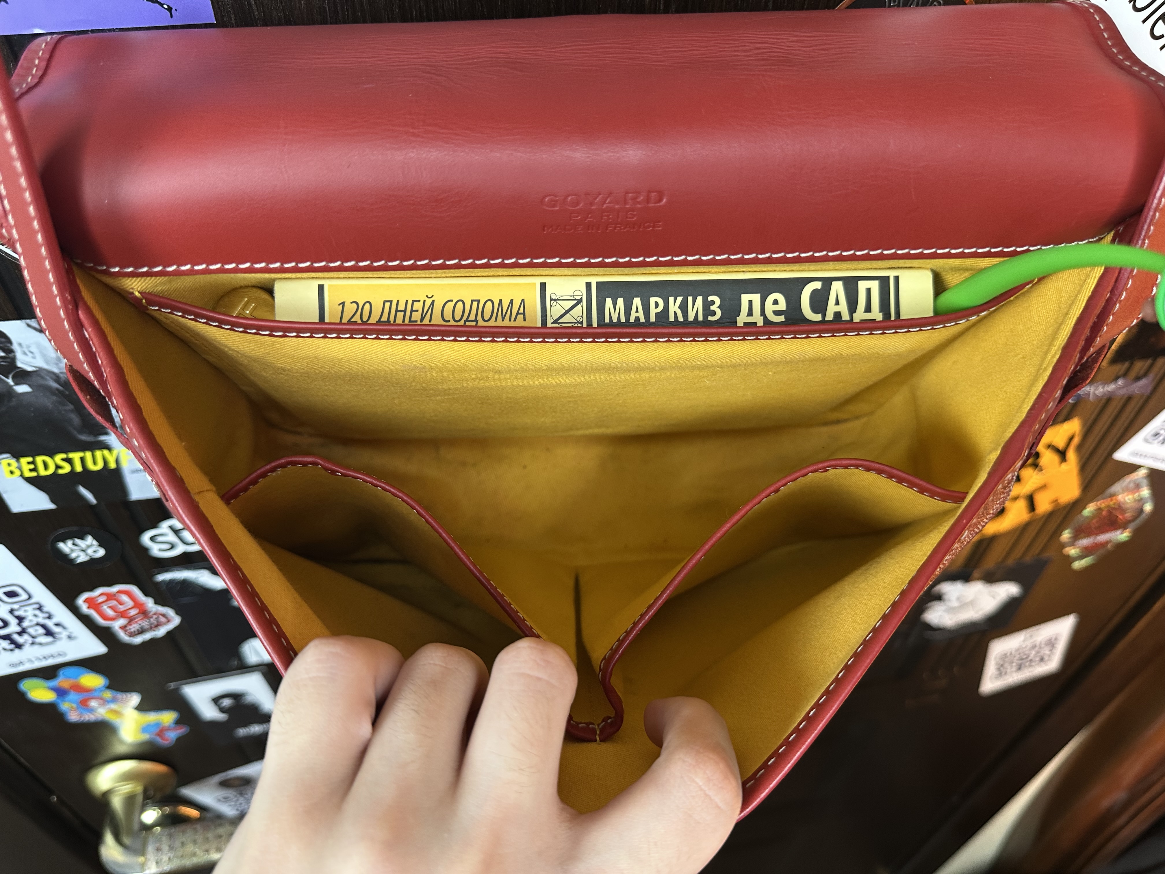 Goyard Belvedere MM Uzi-Red, detail view 5