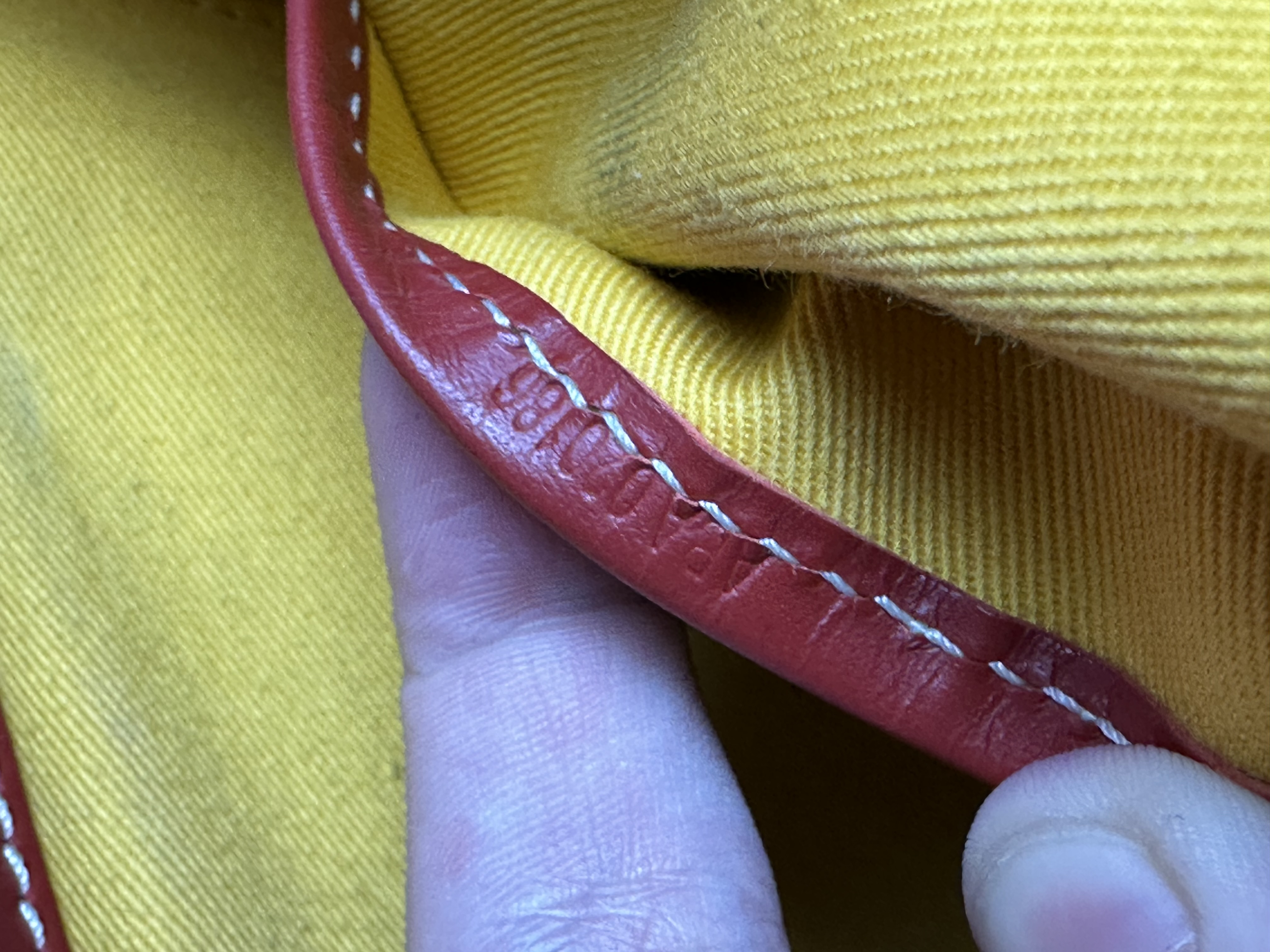 Goyard Belvedere MM Uzi-Red, detail view 10