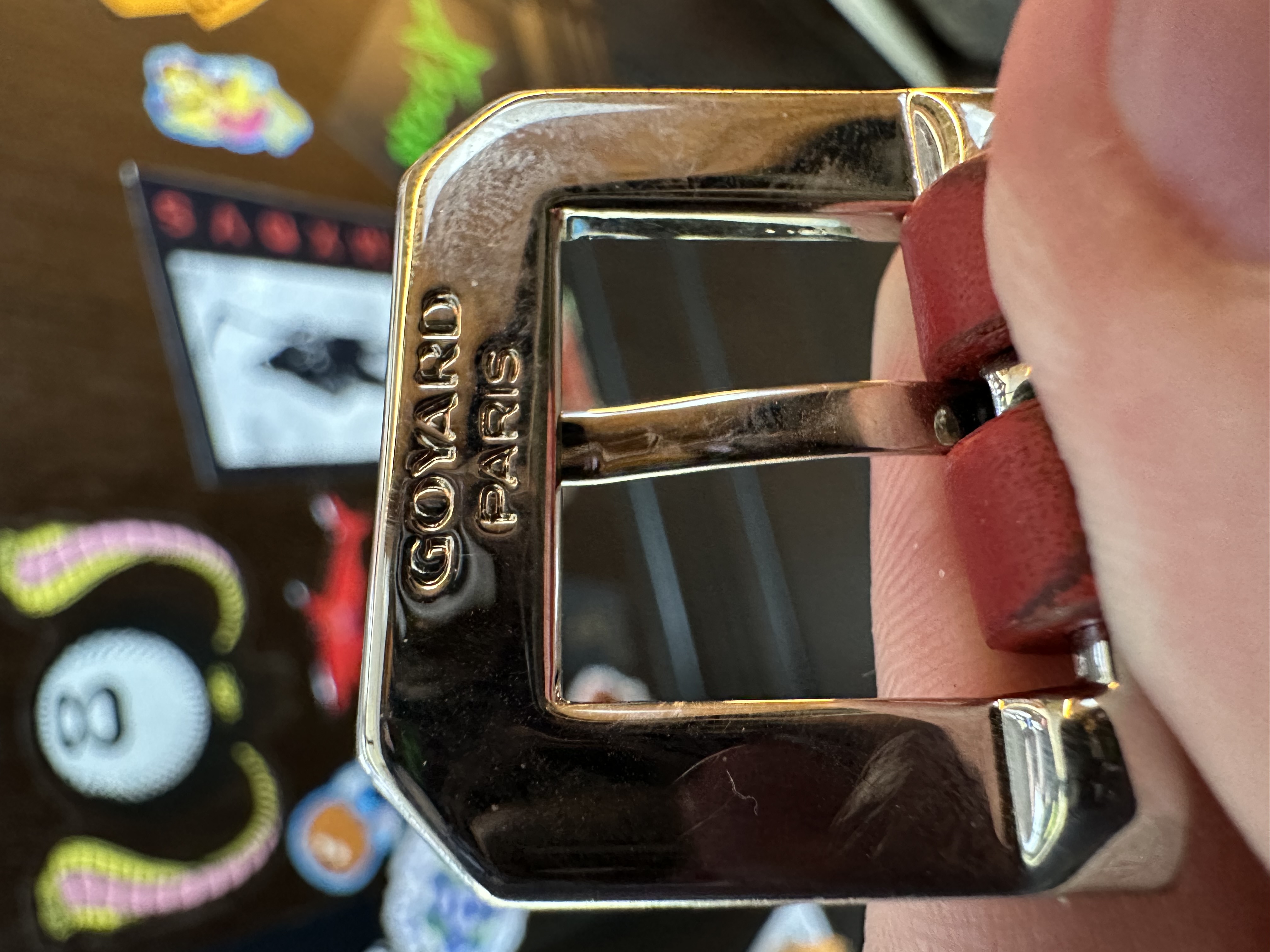 Goyard Belvedere MM Uzi-Red, detail view 12