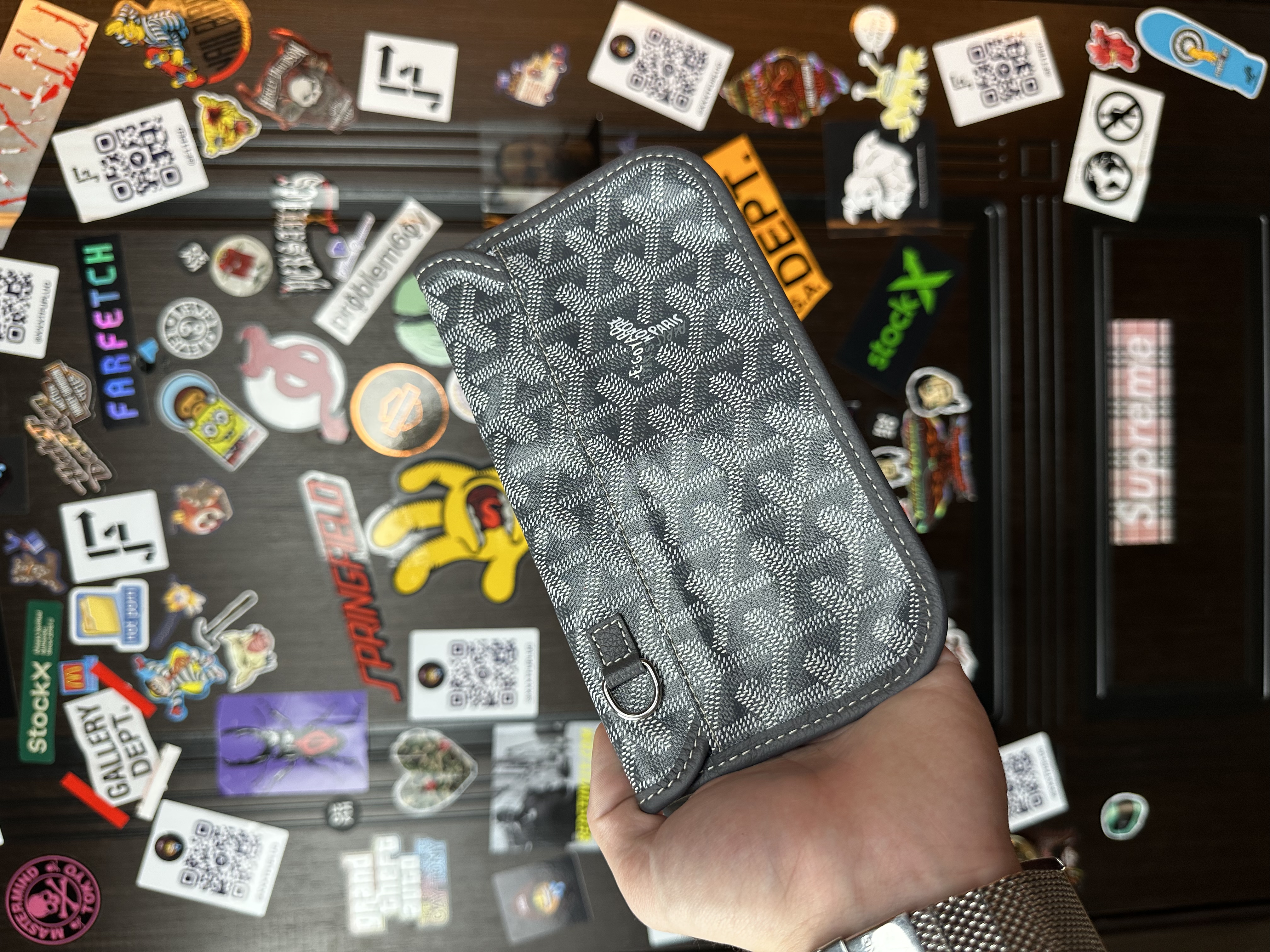 Goyard Goyard Grey Saint Louis Wallet, detail view 2