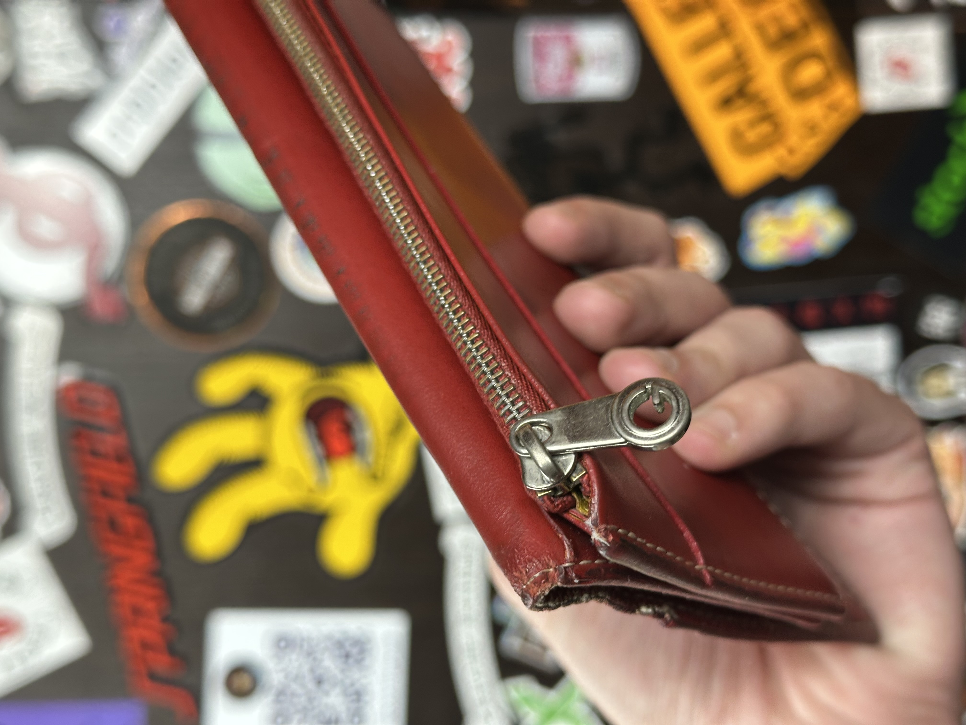 Goyard Red Wallet Goyard, detail view 4