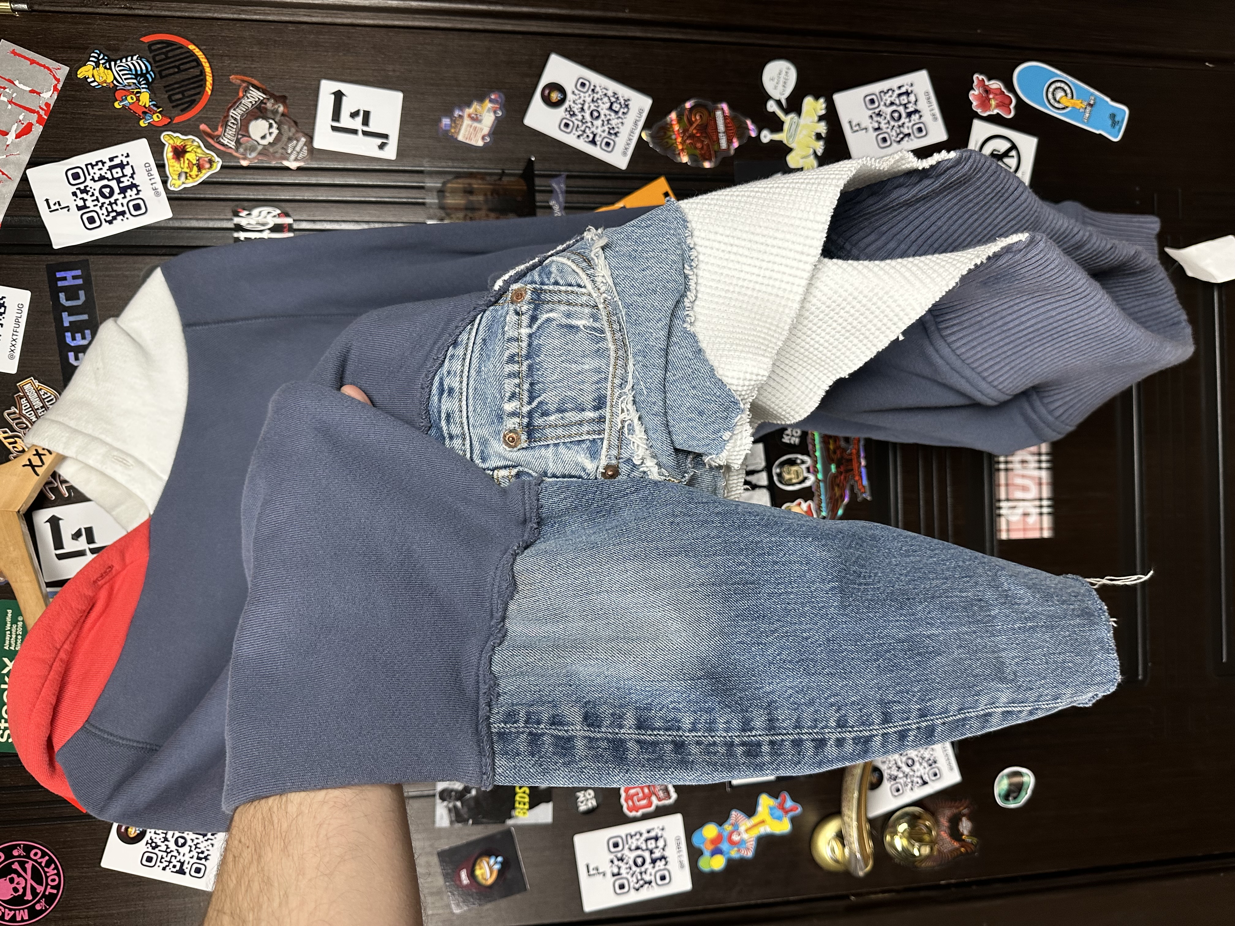 Greg Lauren "USA" Sample Hoodie 3 size, detail view 3