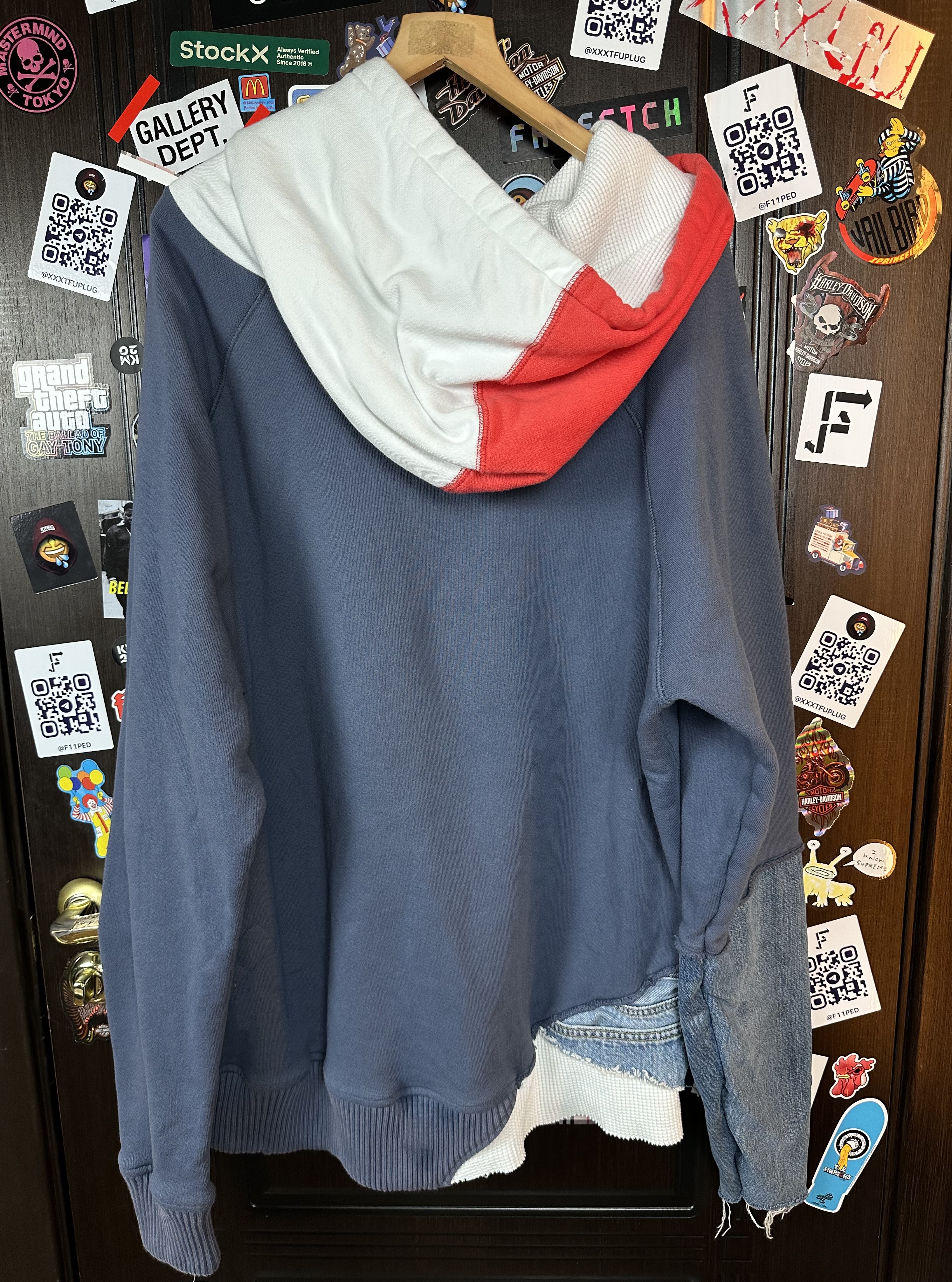 Greg Lauren "USA" Sample Hoodie 3 size, detail view 5