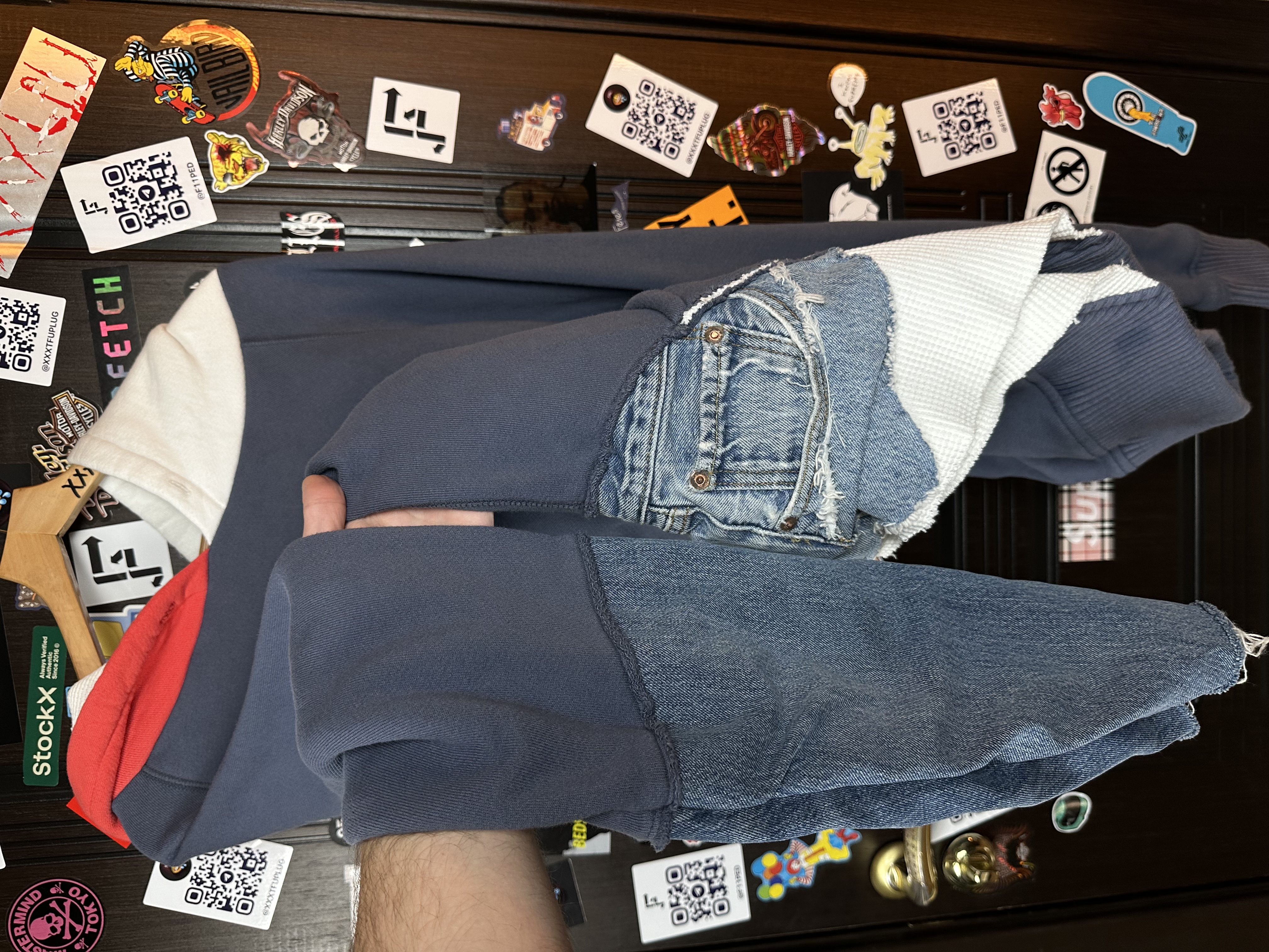 Greg Lauren "USA" Sample Hoodie 3 size, detail view 7