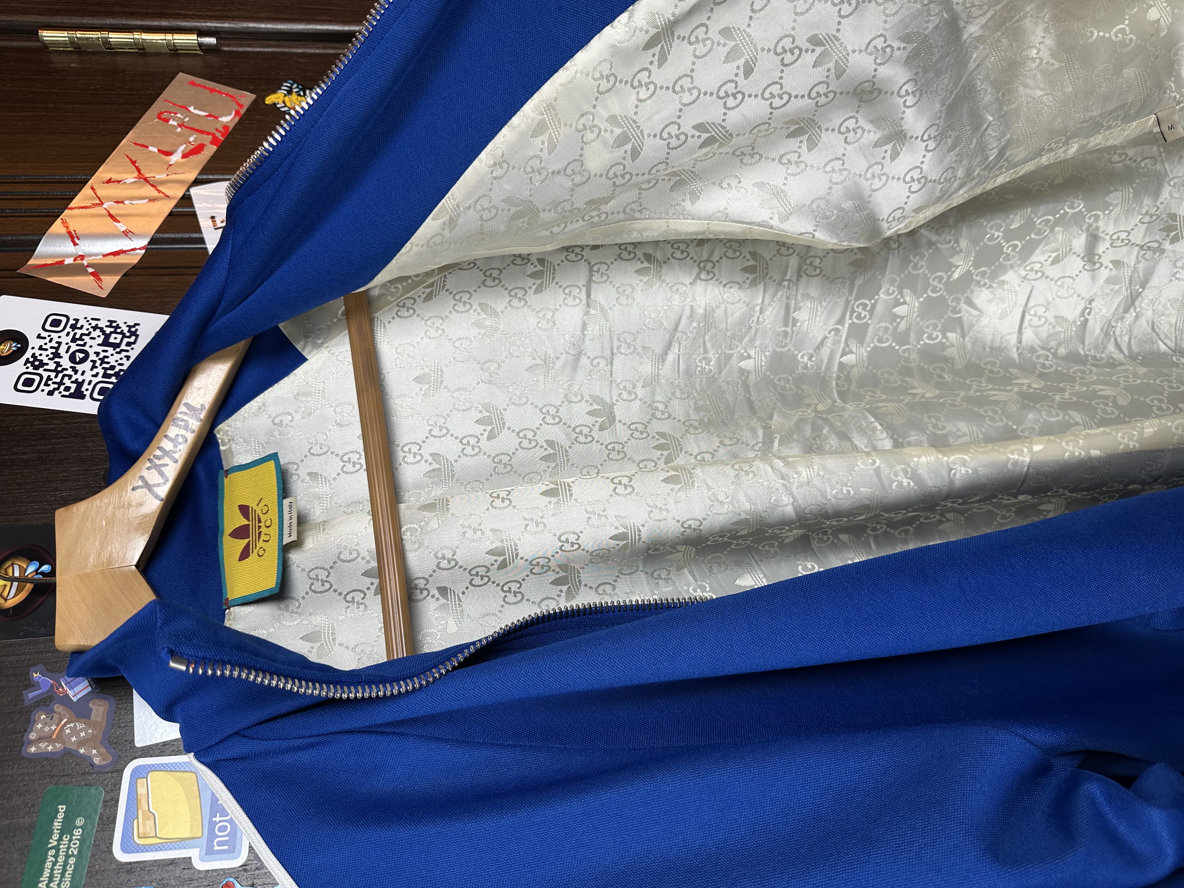 Gucci Gucci Adidas 50 Jacket, detail view 10