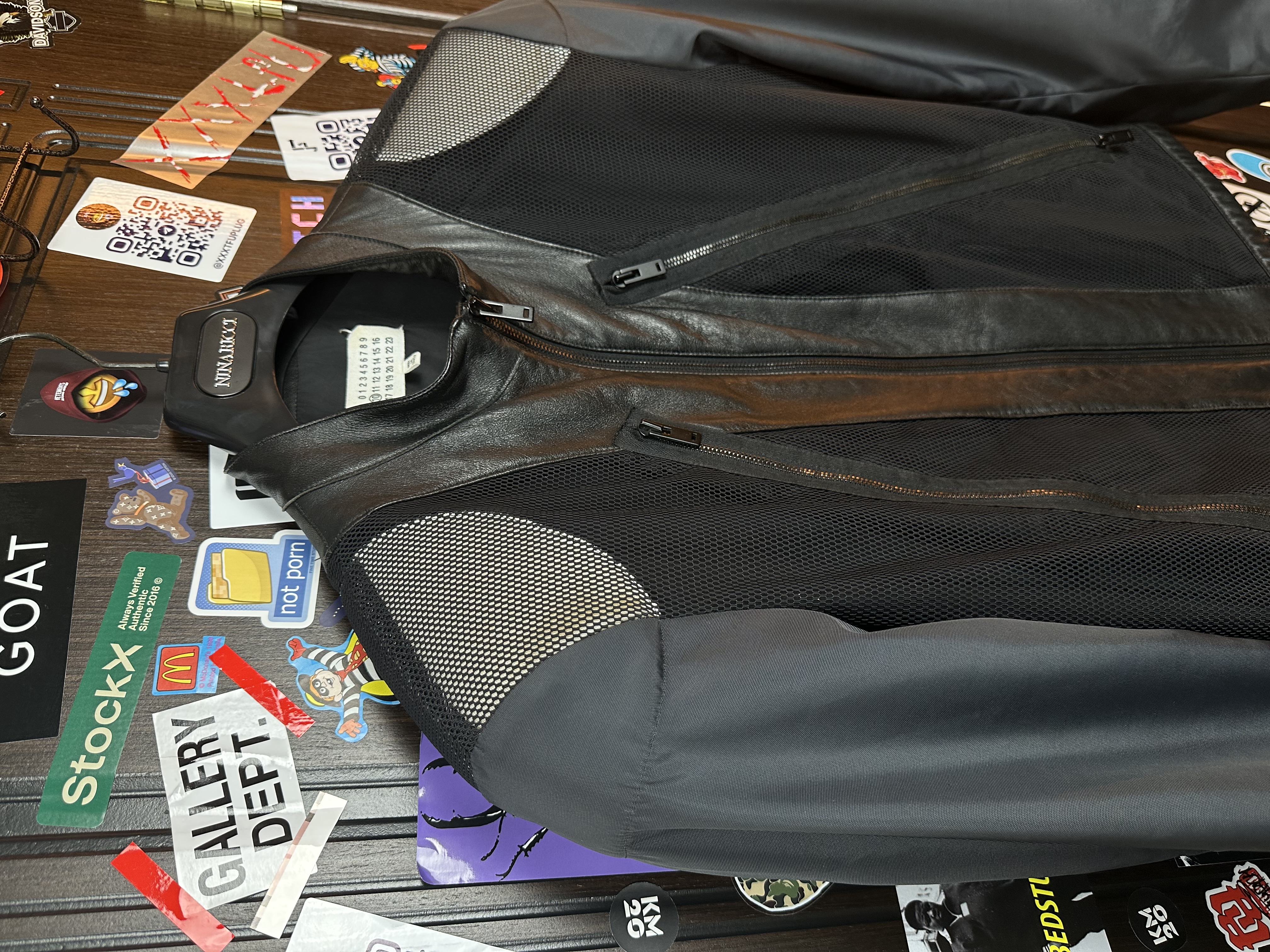 Margiela SS16 Moto Jacket, detail view 7