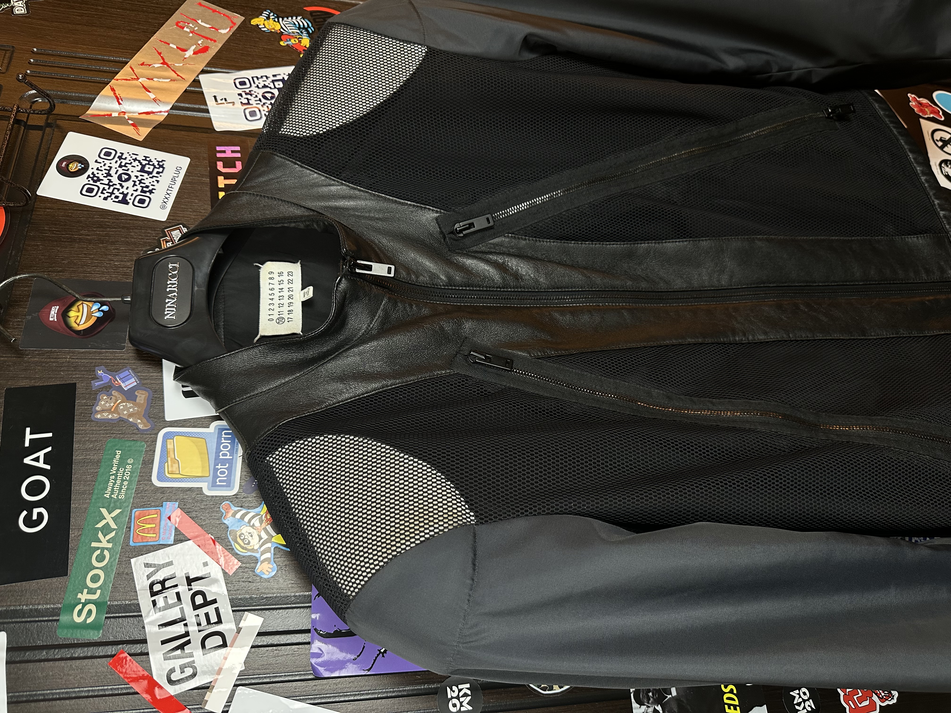 Margiela SS16 Moto Jacket, detail view 8