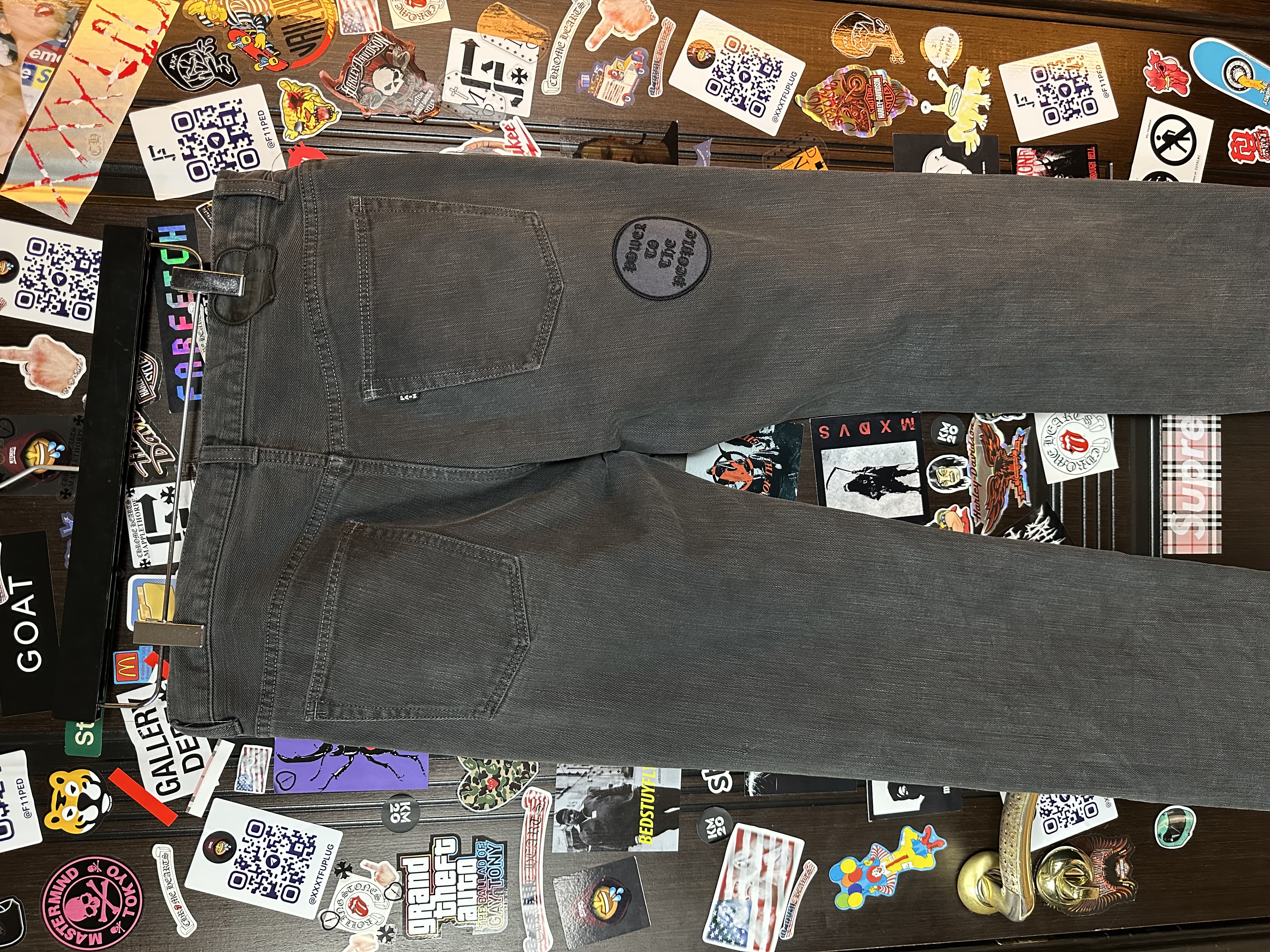 Number (N)ine N9 Patch denim, detail view 5